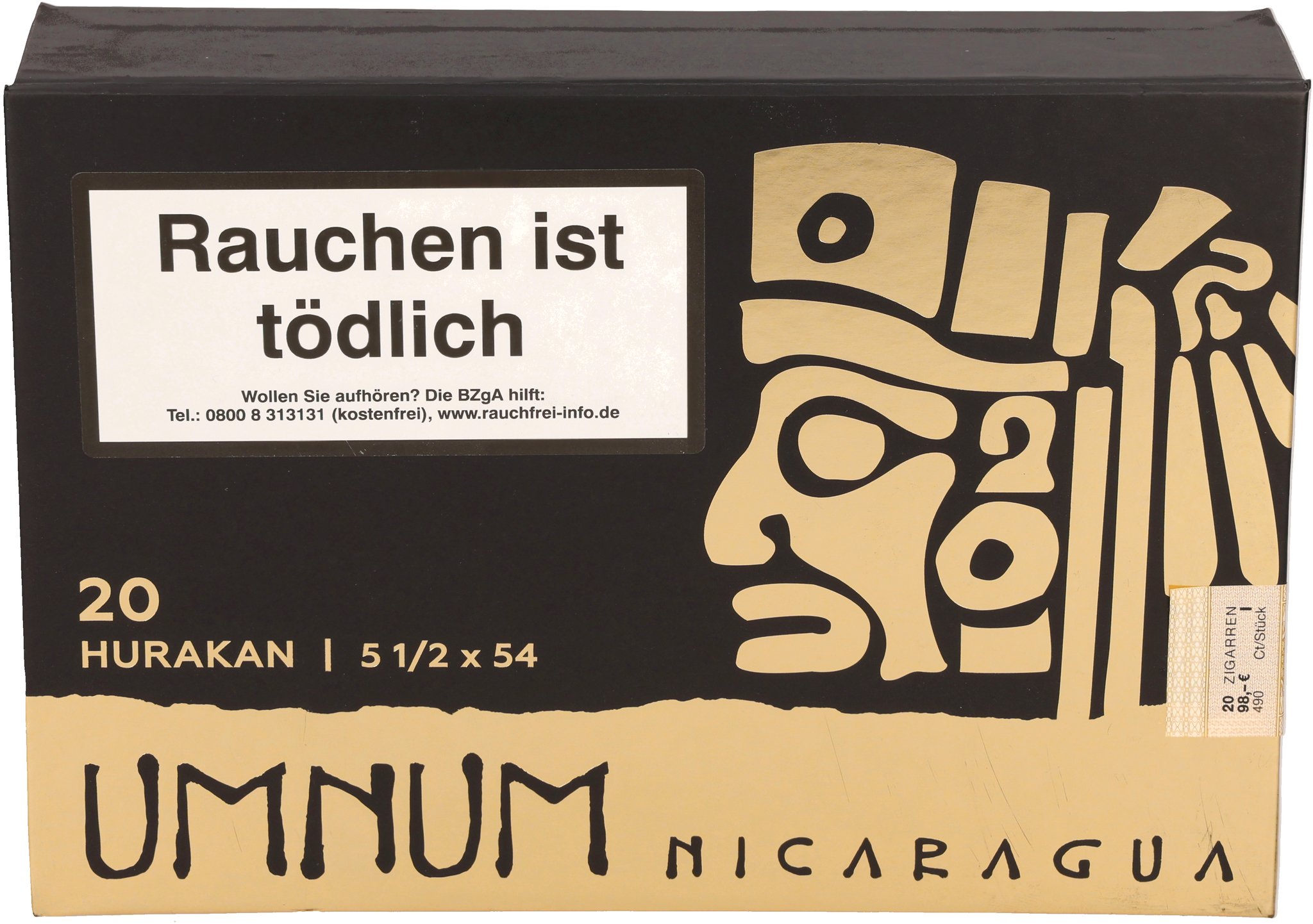 Nicaragua Hurakan box front
