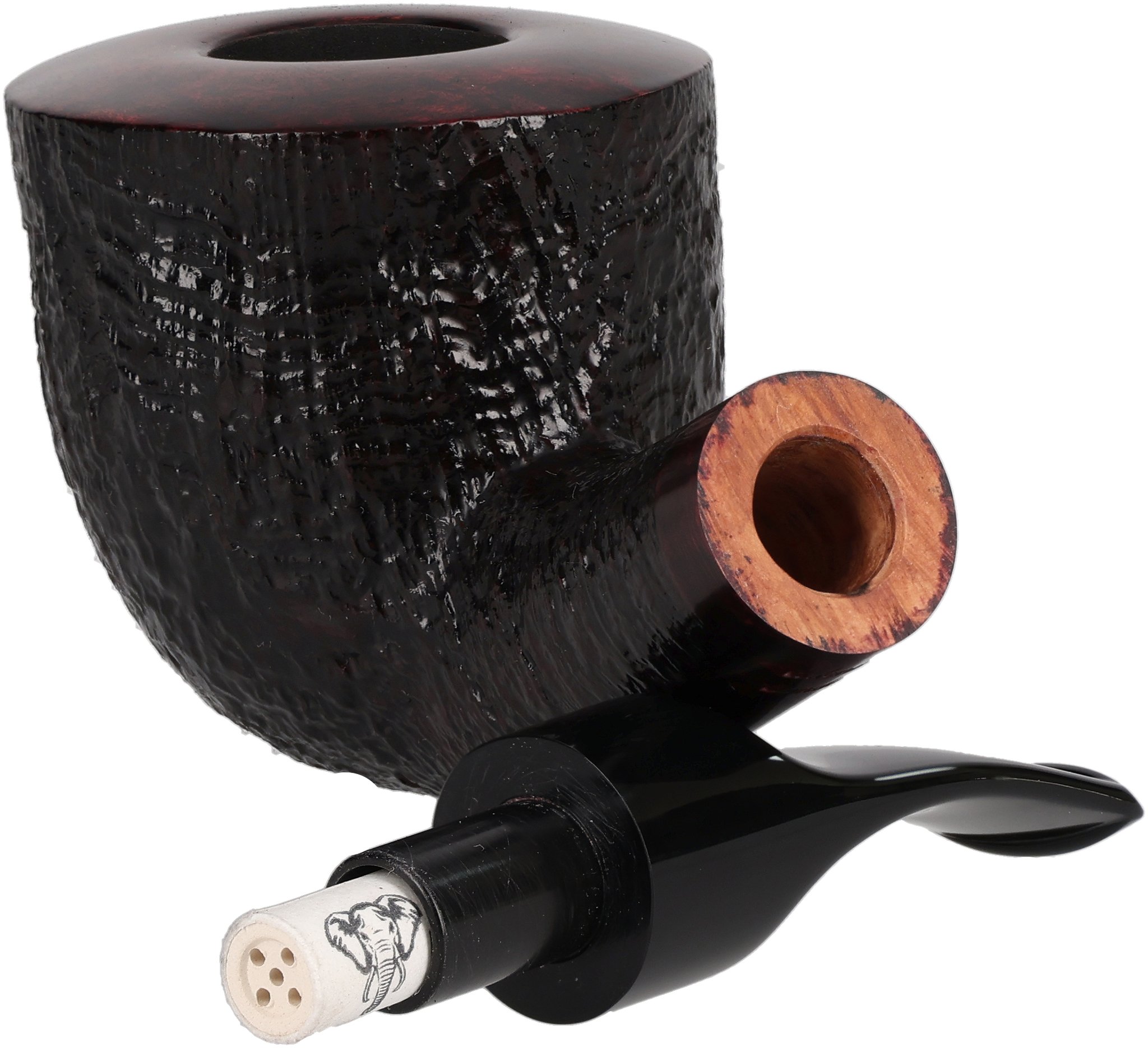 Holmer Knudsen Freehand Pfeifen Dublin Sandgestrahlt_06