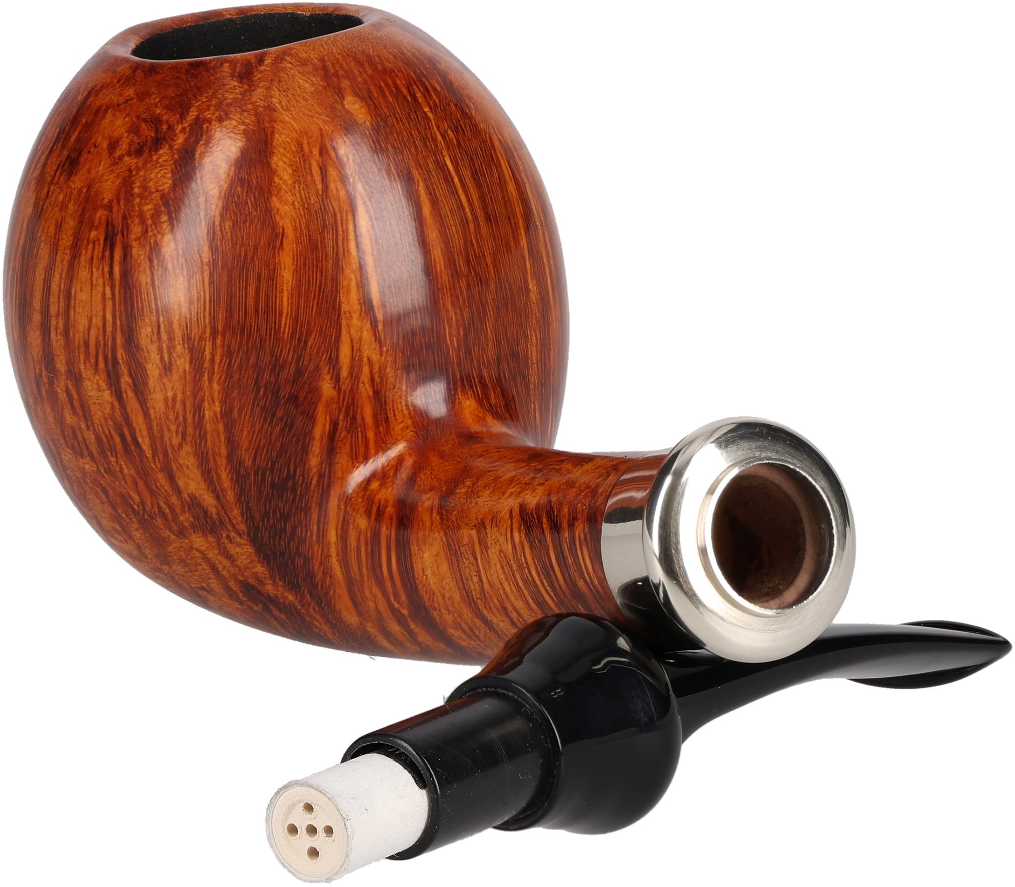 Holmer Knudsen Freehand Pfeifen Danish Quarterbent Gewachst_06