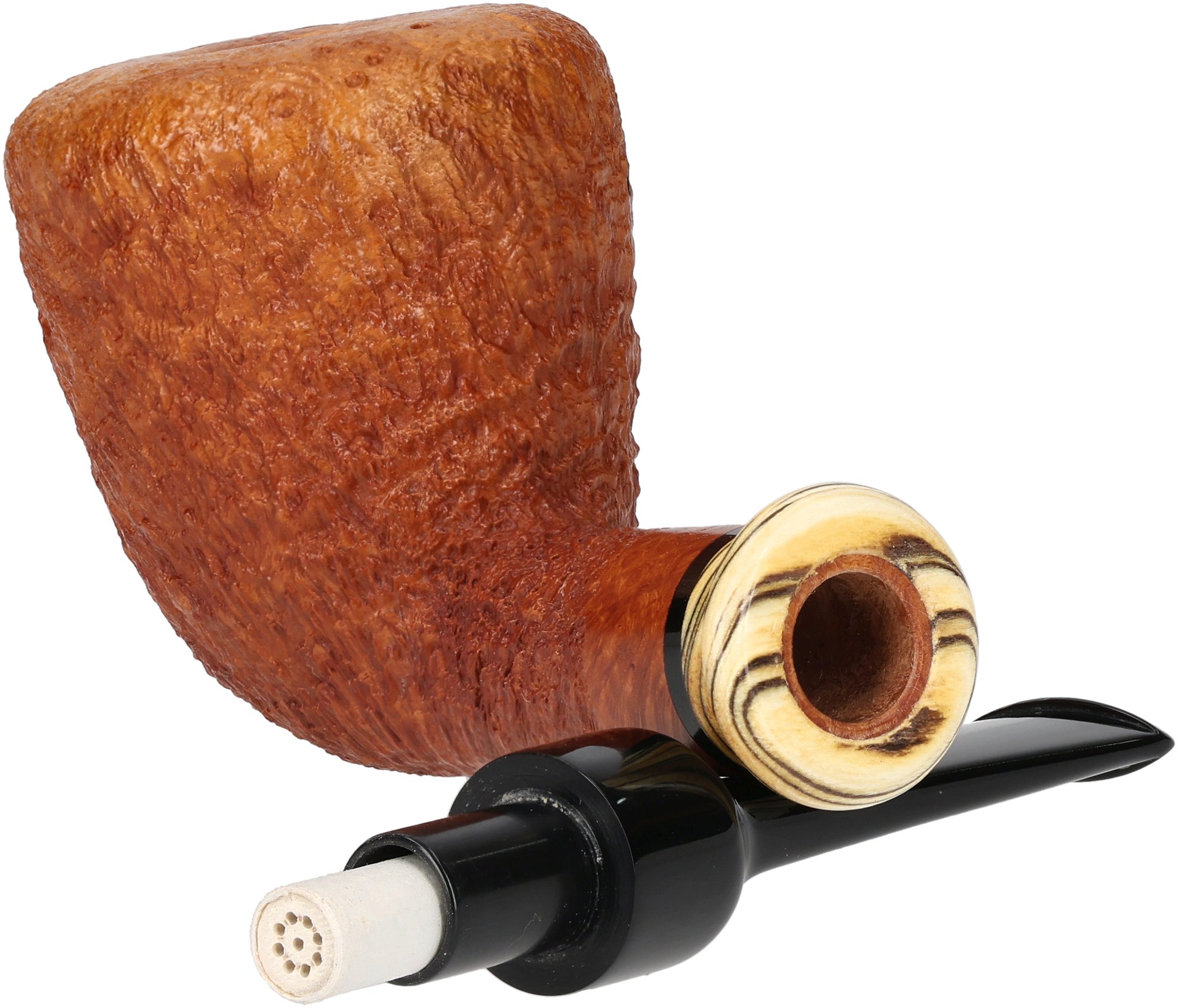 Holmer Knudsen Freehand Pfeifen Dublin Sandgestrahlt Grade_06