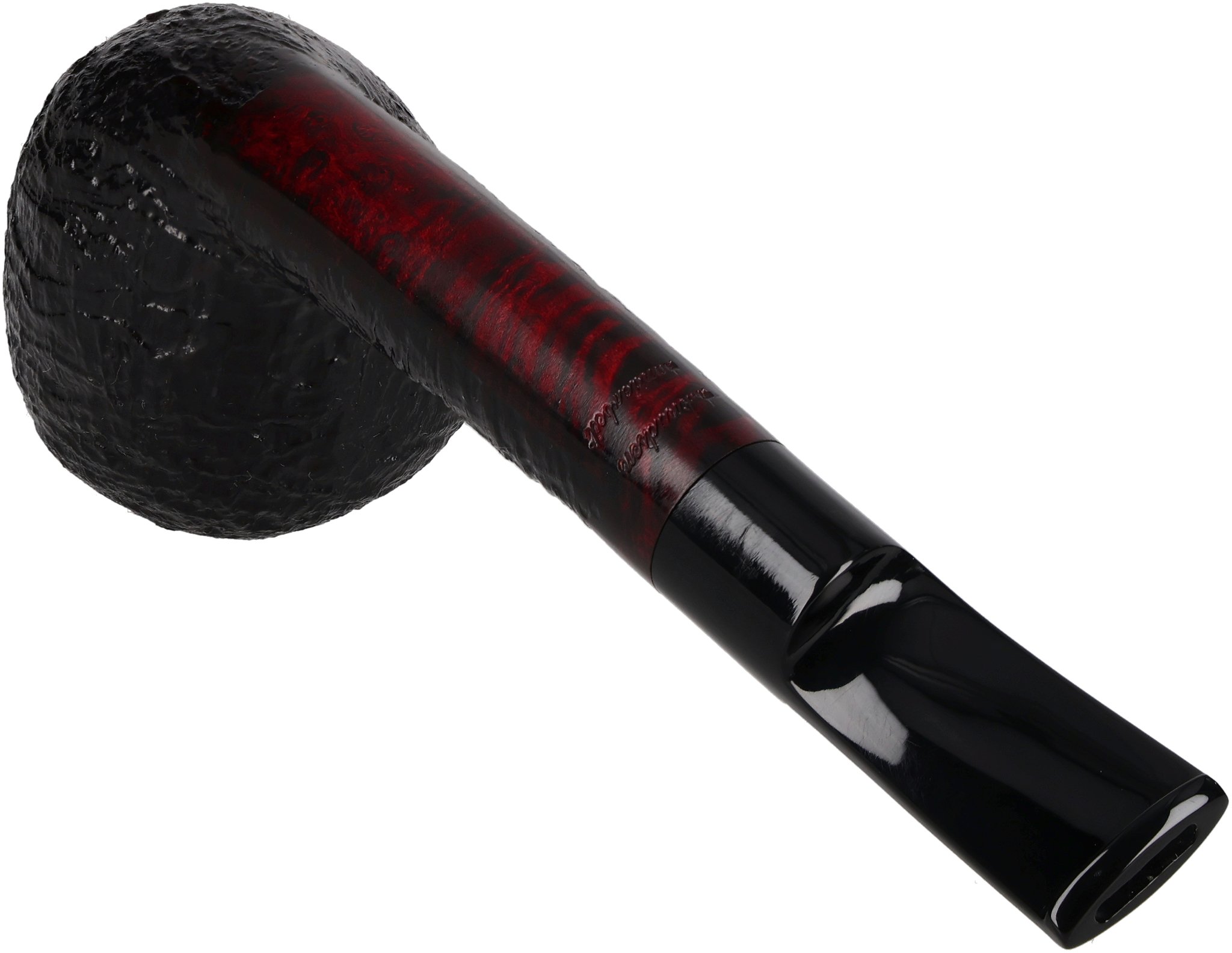 Holmer Knudsen Freehand Pfeifen Strawberry Sandgestrahlt_05