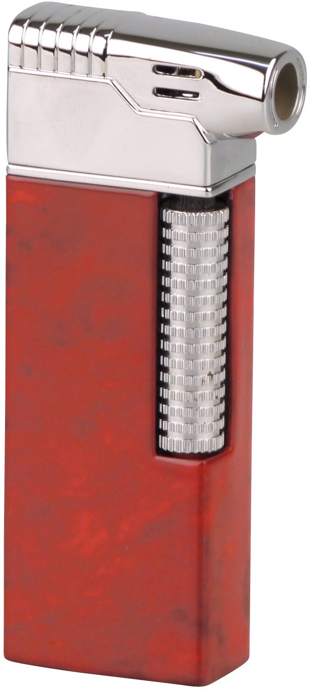 Passatore Pfeifenfeuerzeug braun marble chrom poliert (234013)