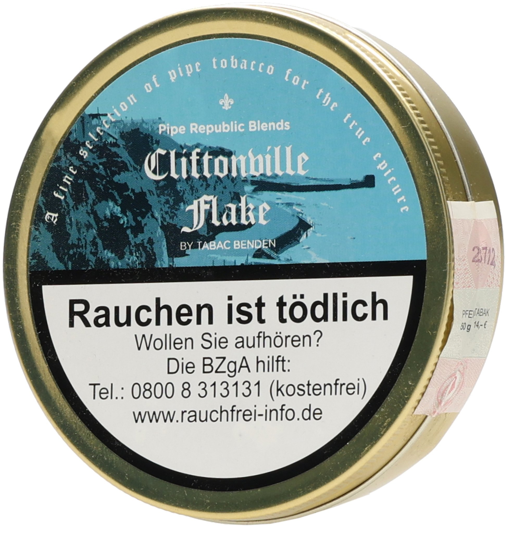 Pipe Republic Blends Cliftonville Flake 50g Dose_02
