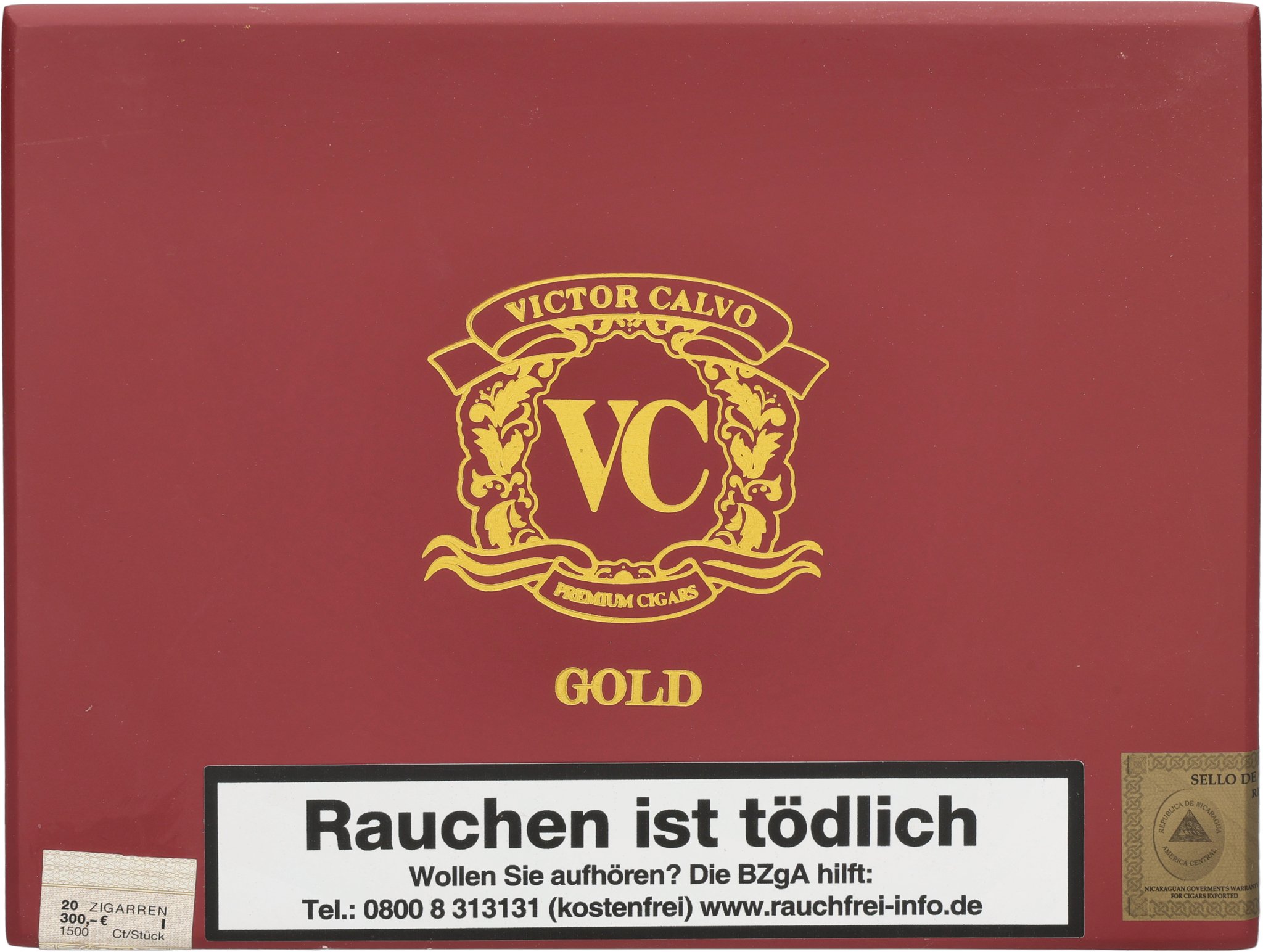 Gold Belicoso KIste frontal