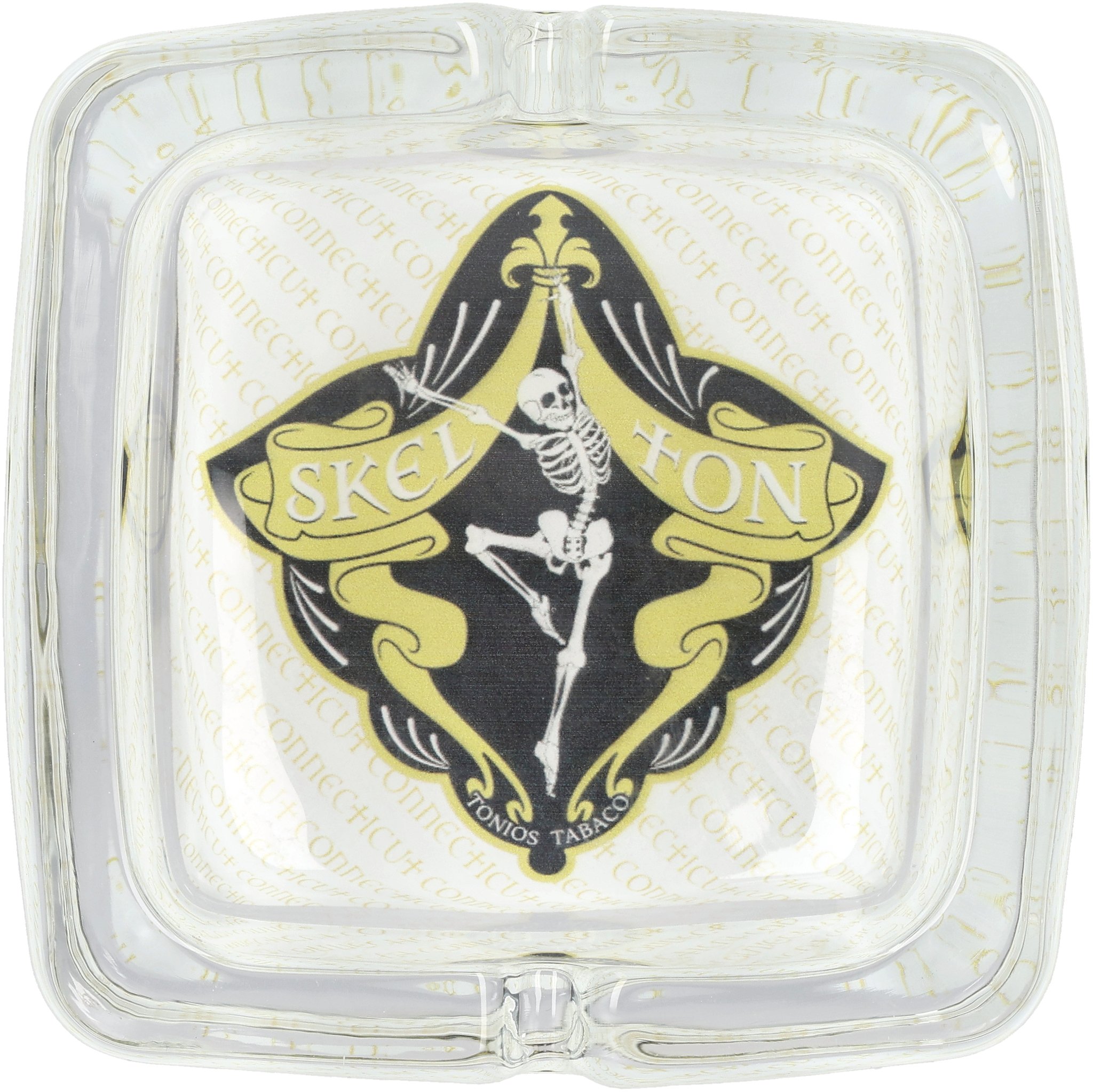 Glas eckig 2 Ablagen 03