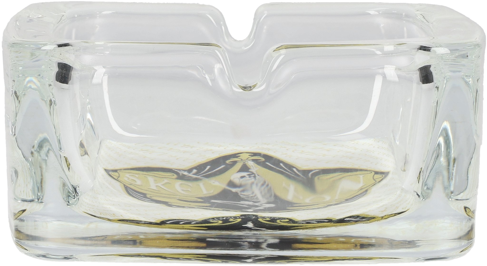 Glas eckig 2 Ablagen 04