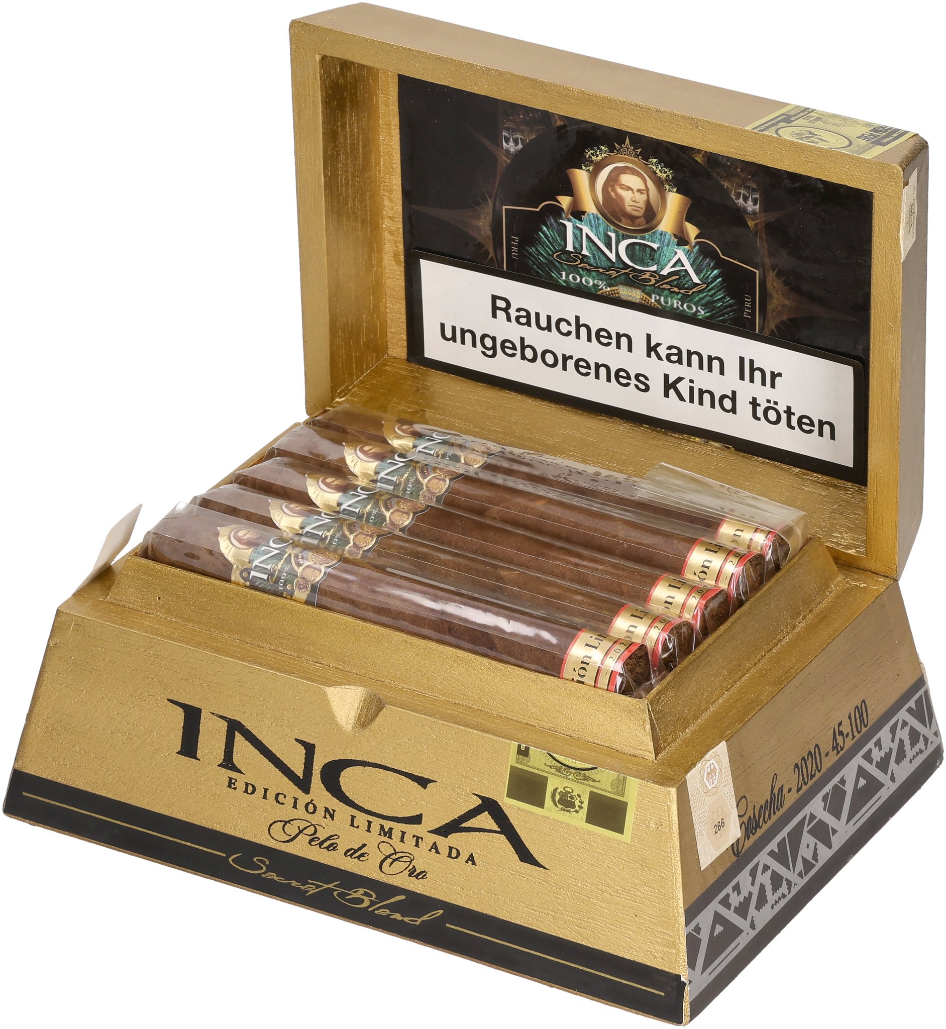 EL Pelo de Oro box open