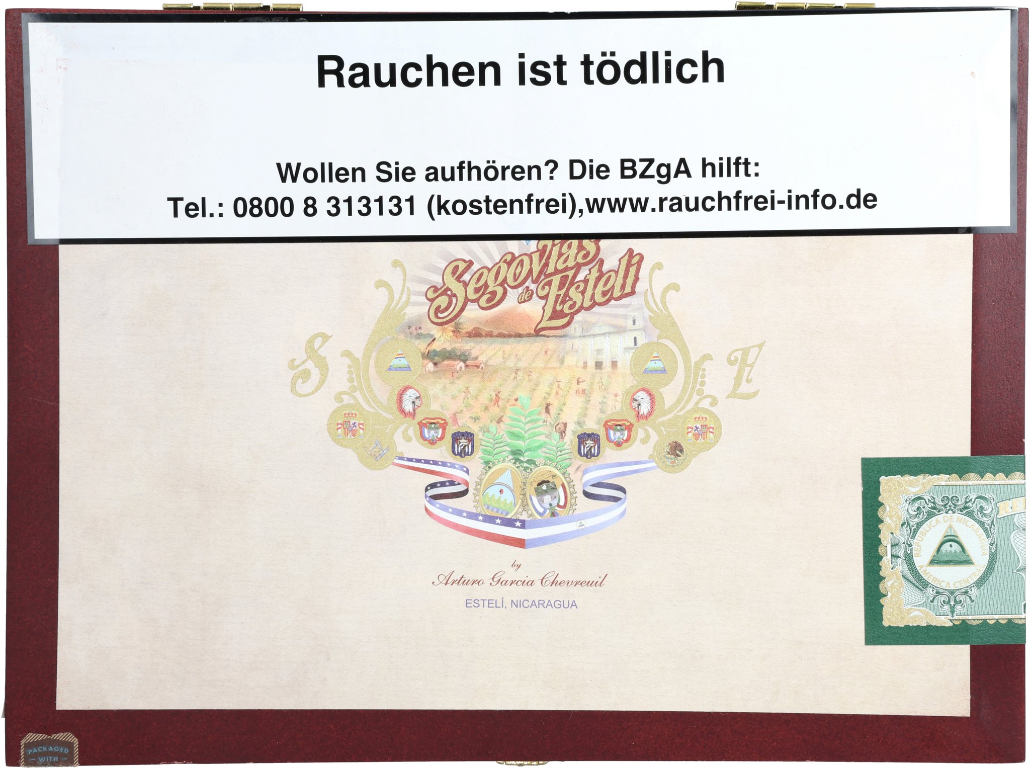 Segovia Oscuro Torpedo box front