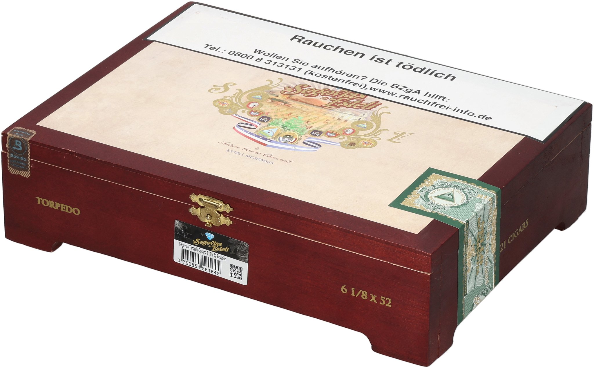 Segovia Oscuro Torpedo box