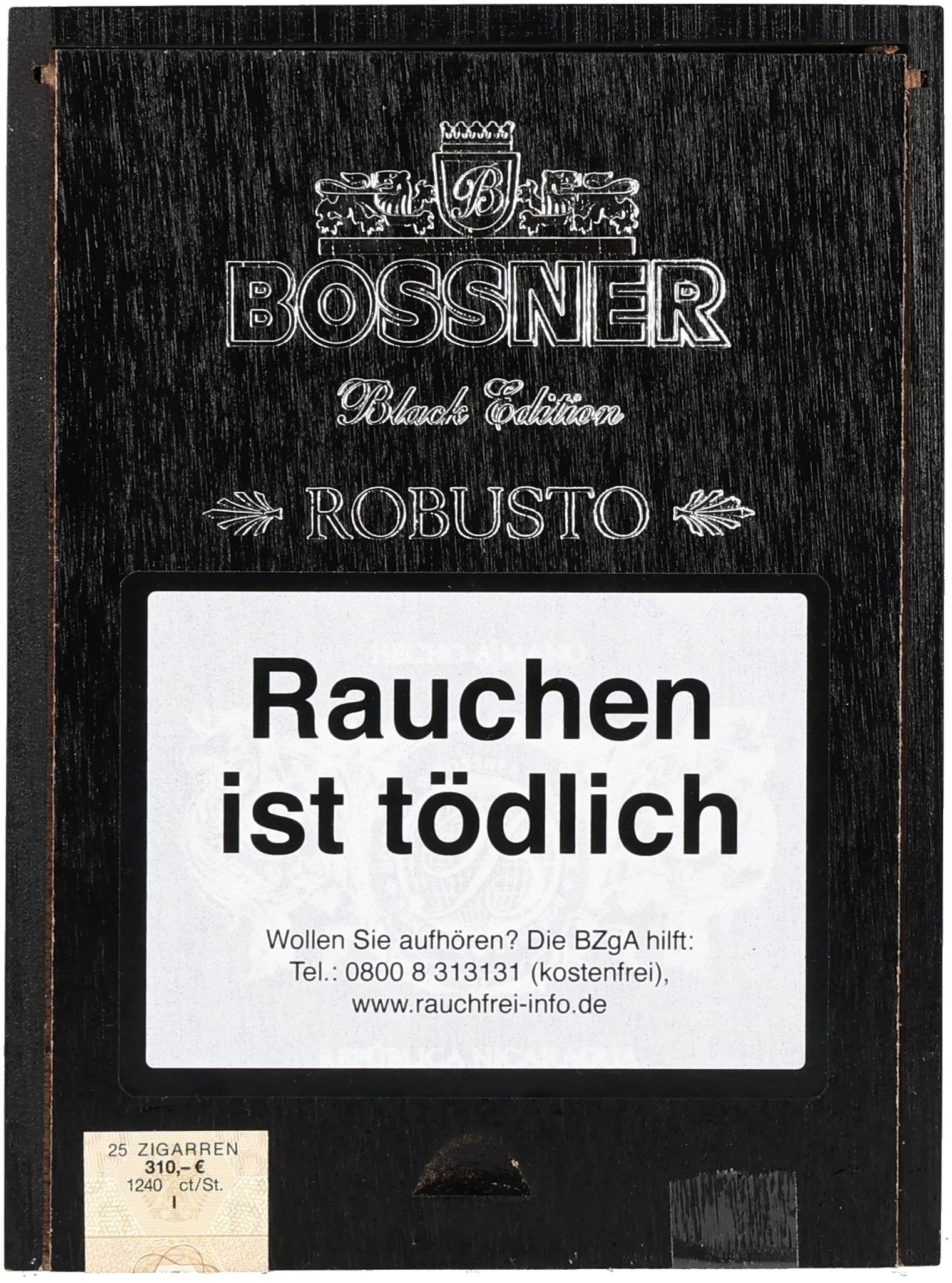 Bossner Black Edition (Nicaragua) Robusto_Kiste