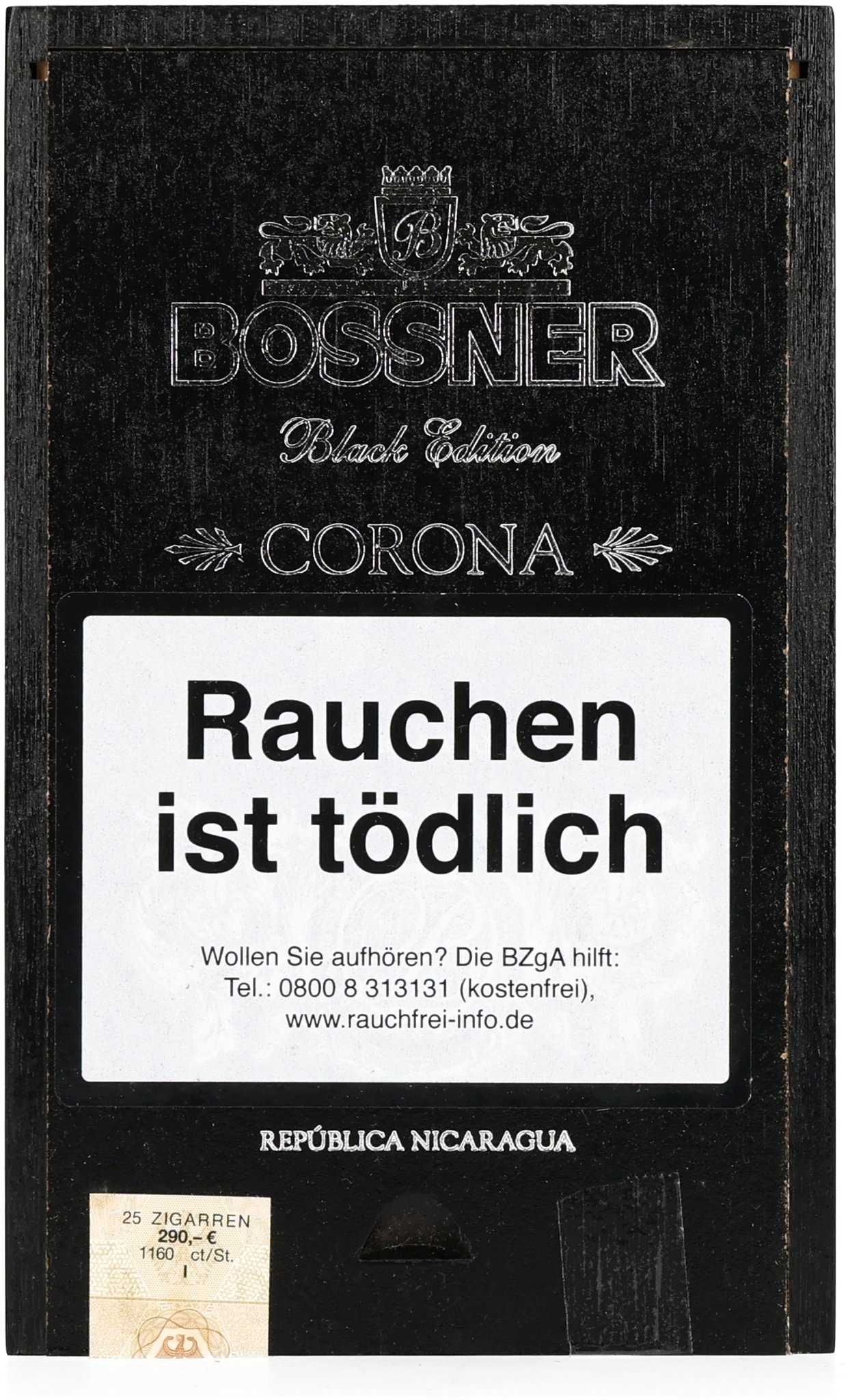 Bossner Black Edition (Nicaragua) Corona_Kiste