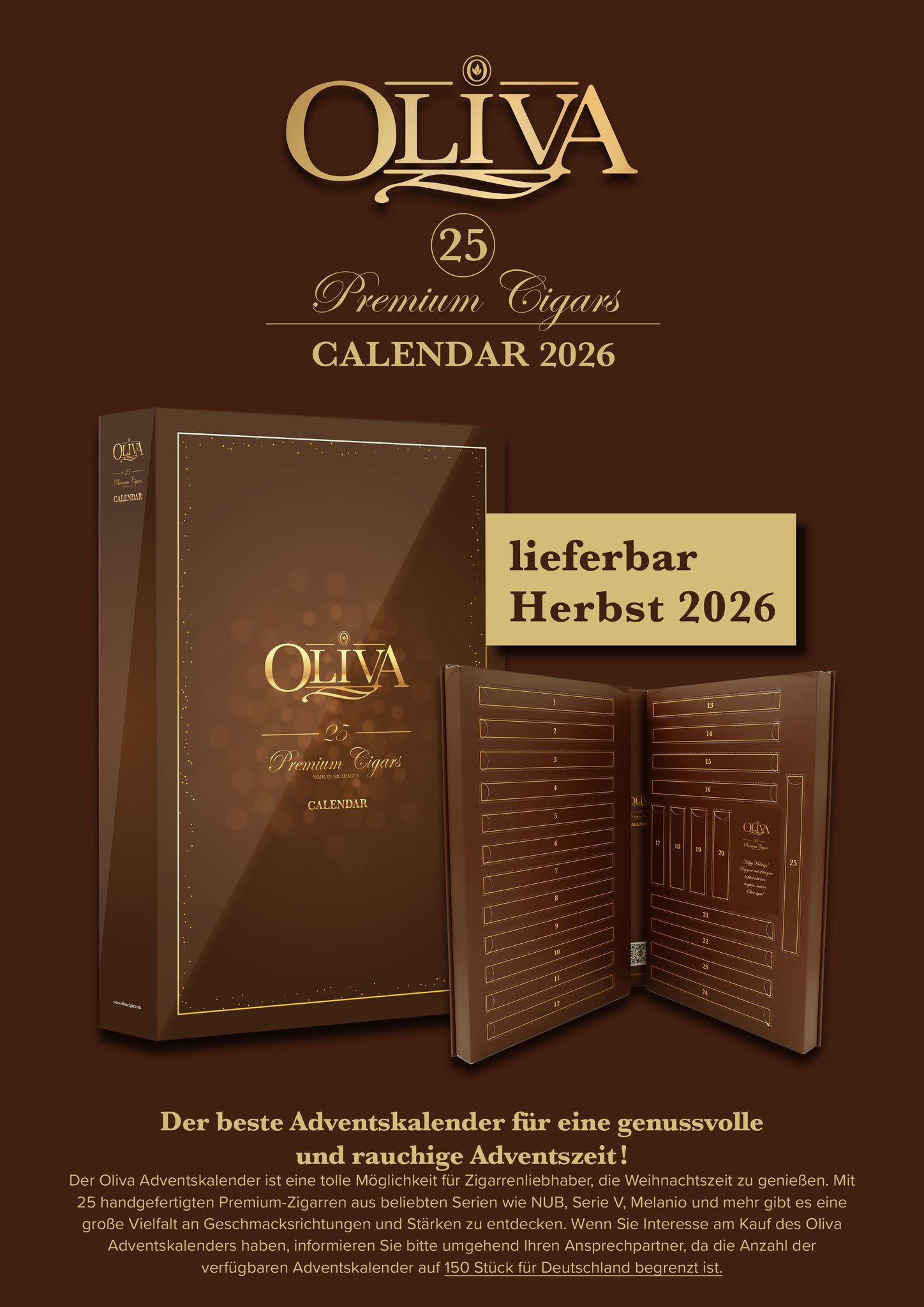 Oliva Sampler Adventskalender 2026 Mood