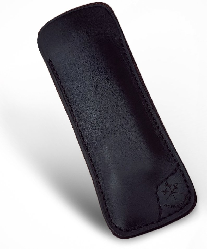 Les Fines Lames Le Petit Zigarrenmesser Lederetui natural black