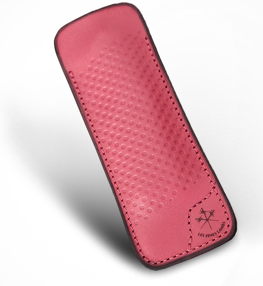 Les Fines Lames Le Petit Zigarrenmesser Lederetui racing red