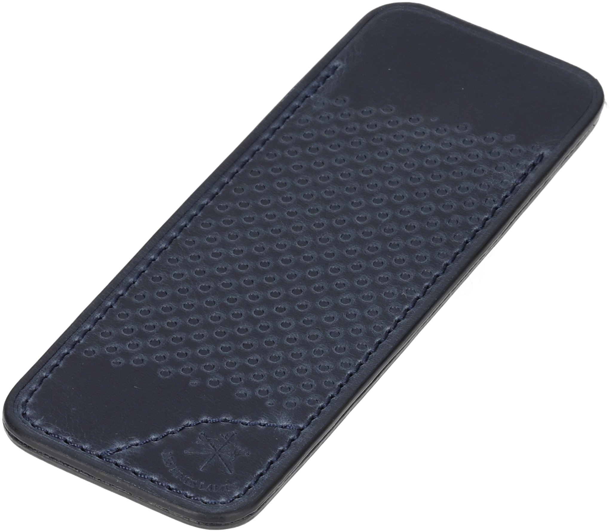 Les Fines Lames Zigarrenmesser Le Petit Lederetui Racing Petrol Blue_02