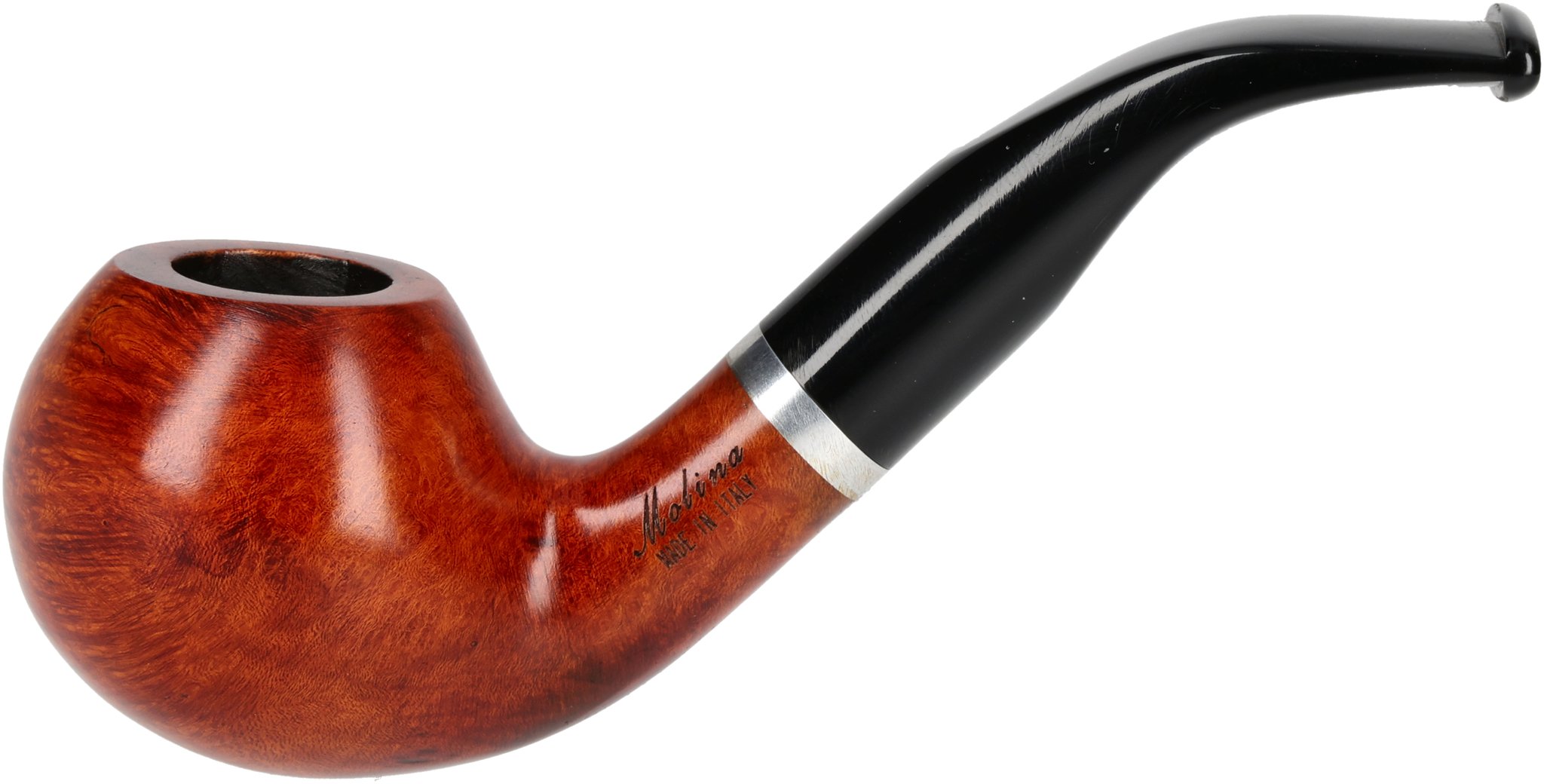 NOS Apple Gebogen Glatt Braun_01