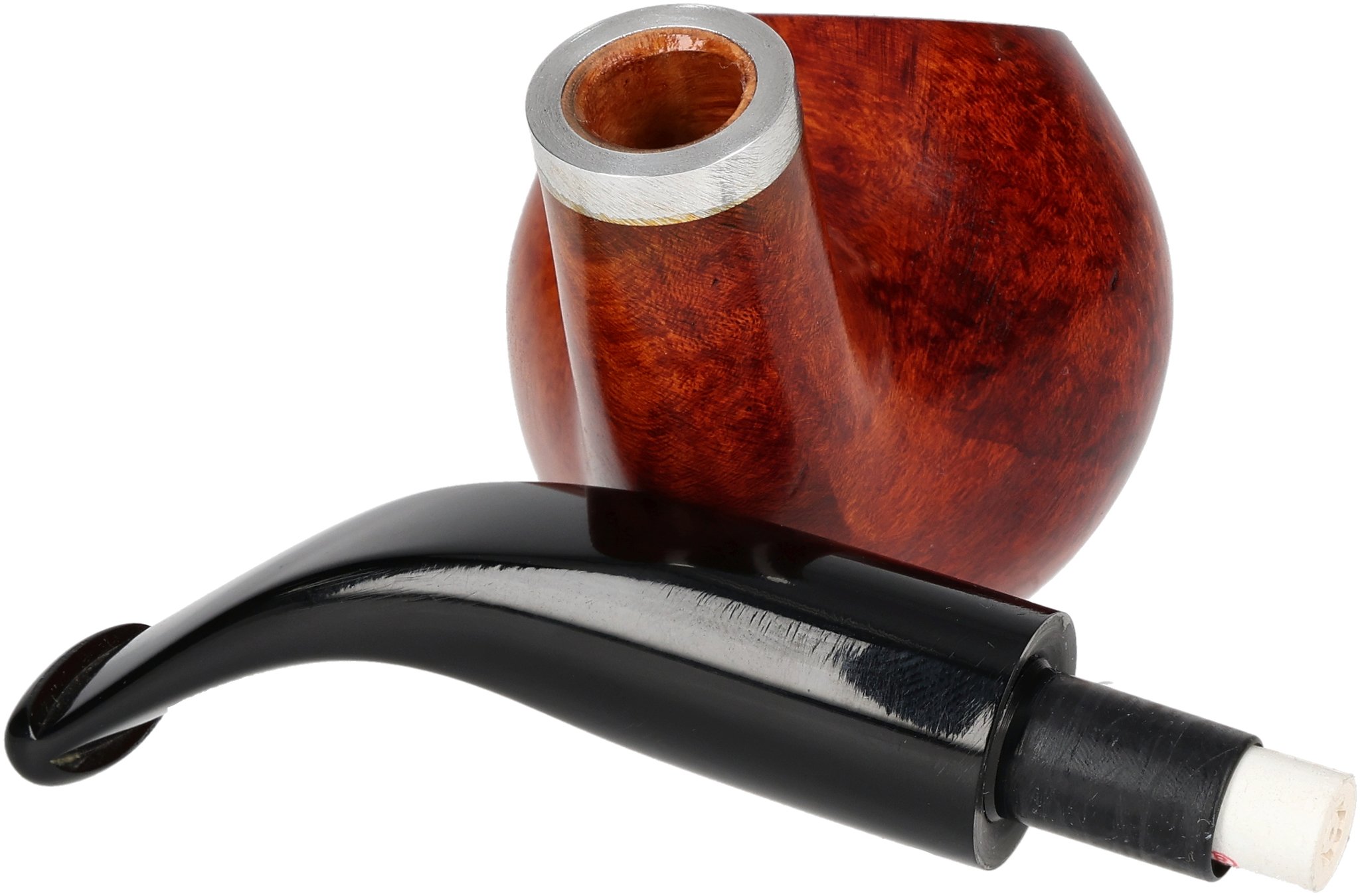 NOS Apple Gebogen Glatt Braun_06