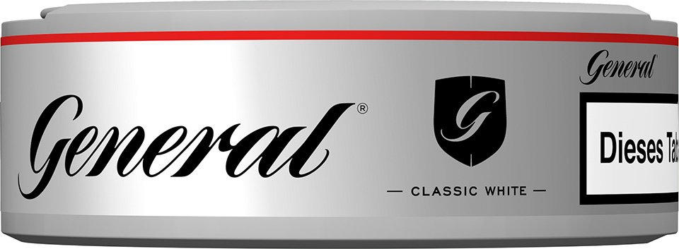 General Kautabak Classic White seitlich