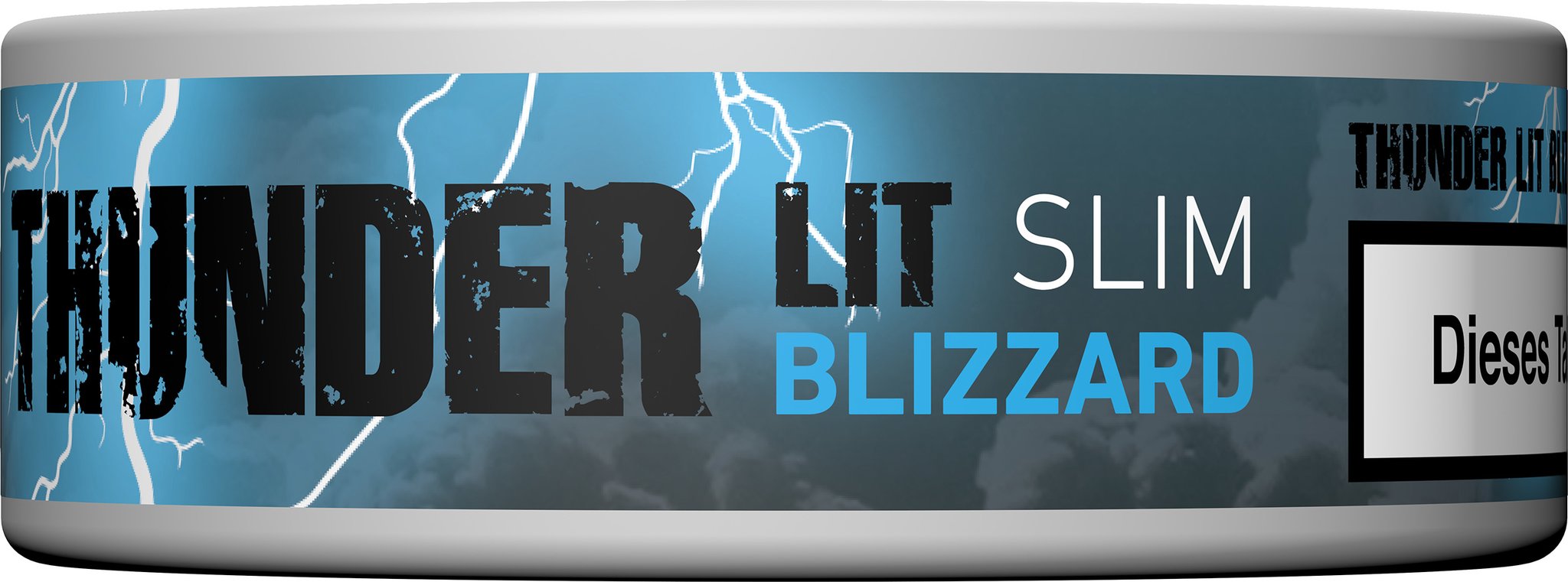 Thunder Kautabak LIT Blizzard Slim White Dry seitlich