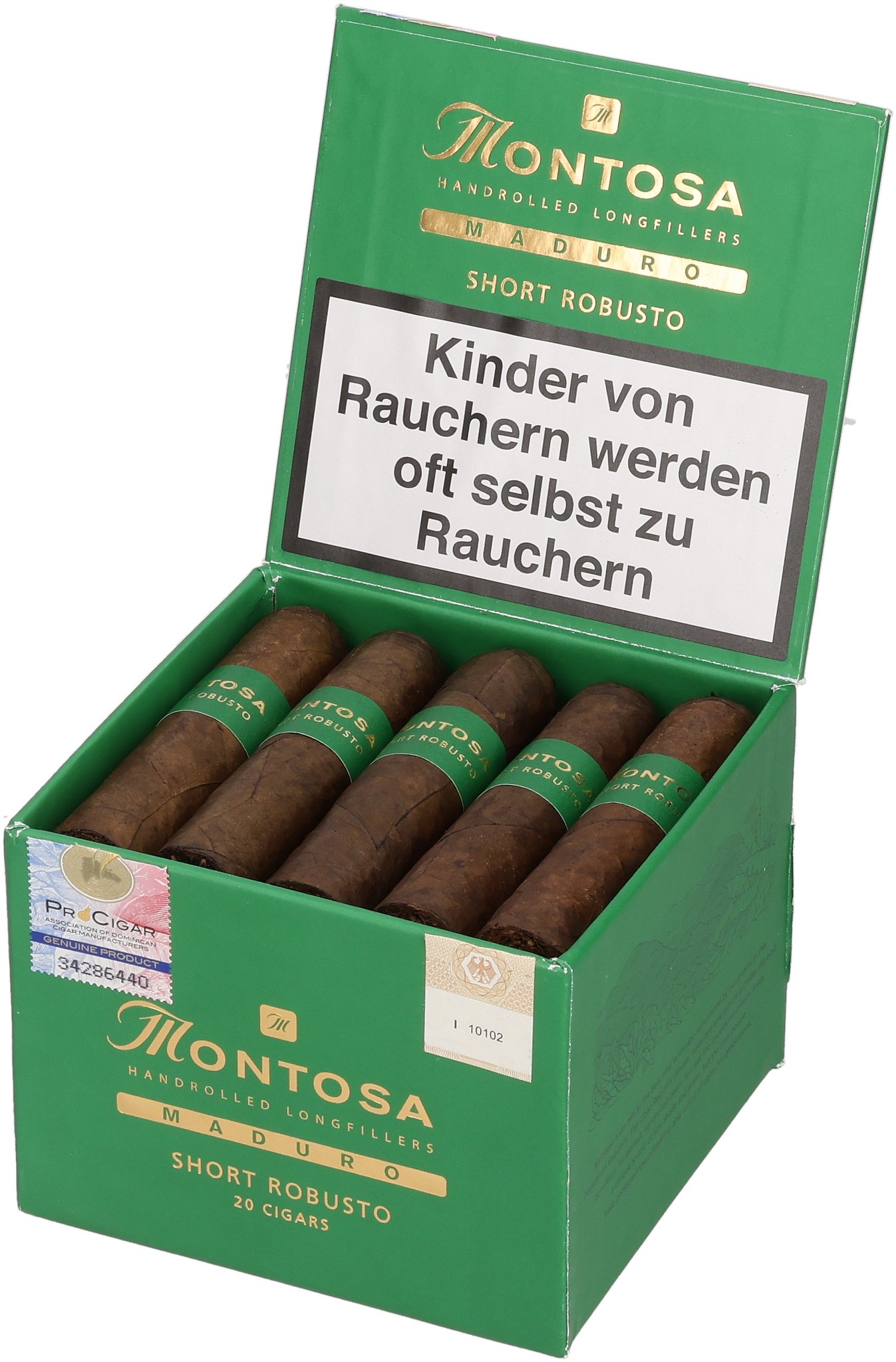 Montosa Maduro Short Robusto_Kiste Offen