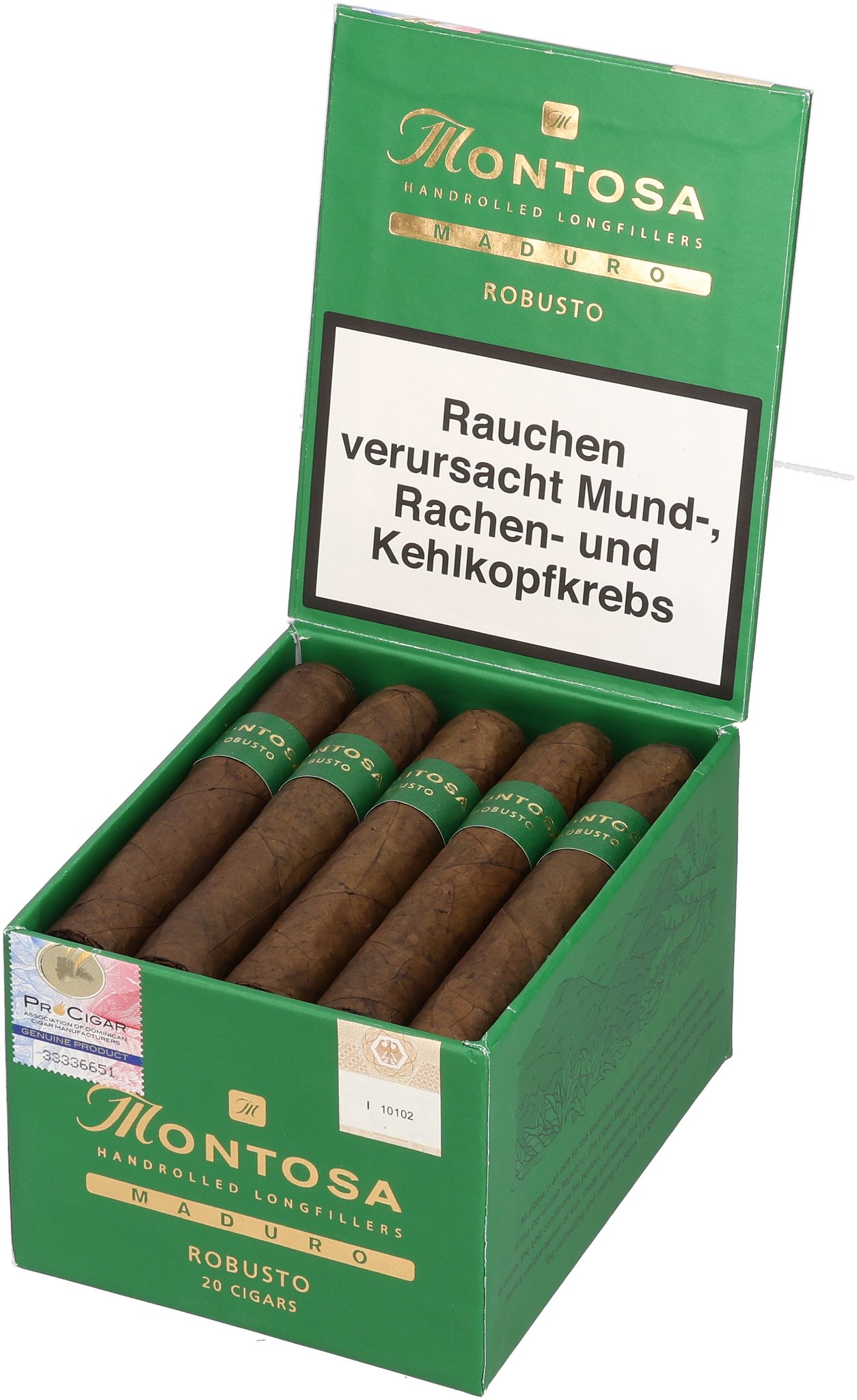 Montosa Maduro Robusto_Kiste Offen