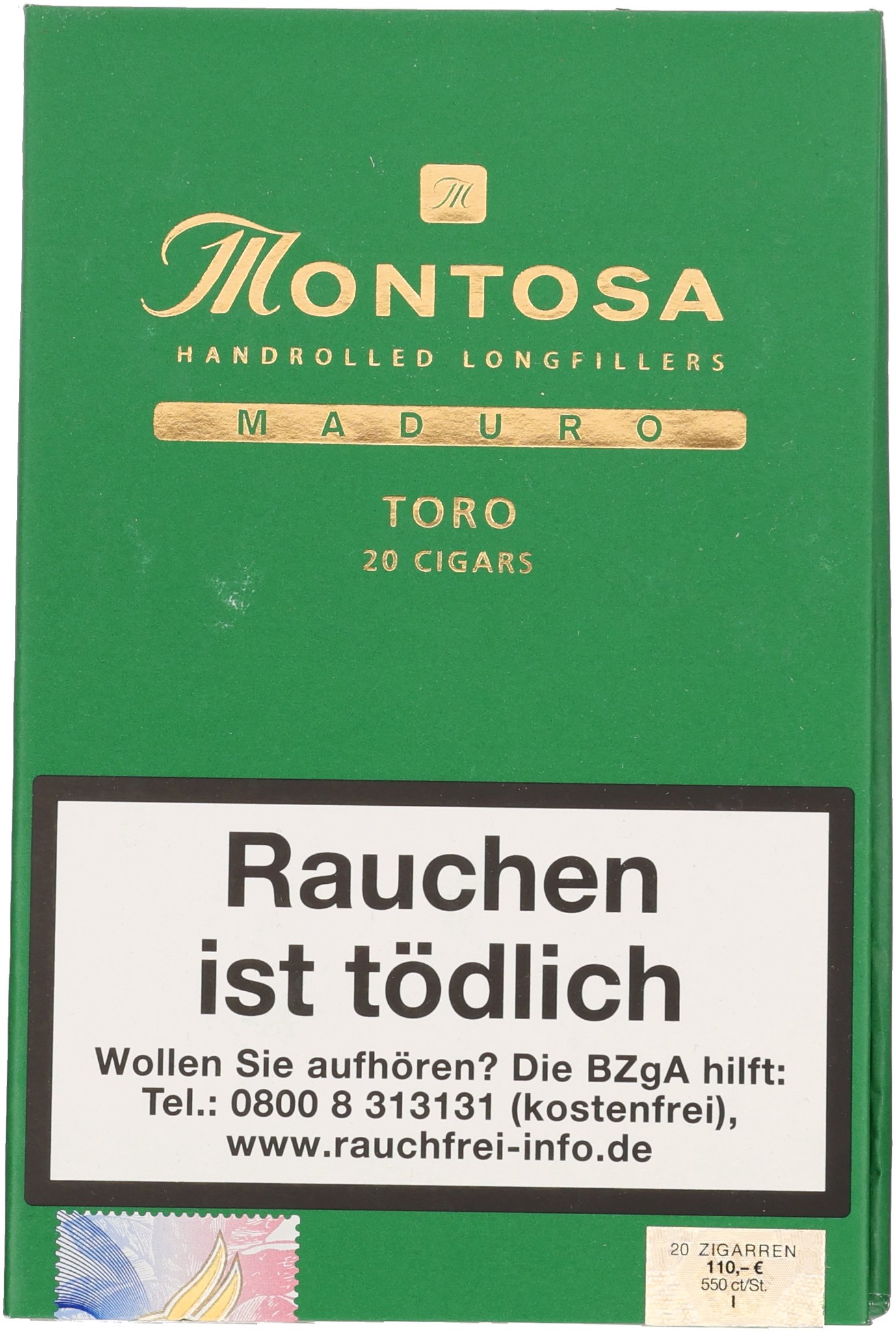 Montosa Maduro Toro_Kiste Frontal