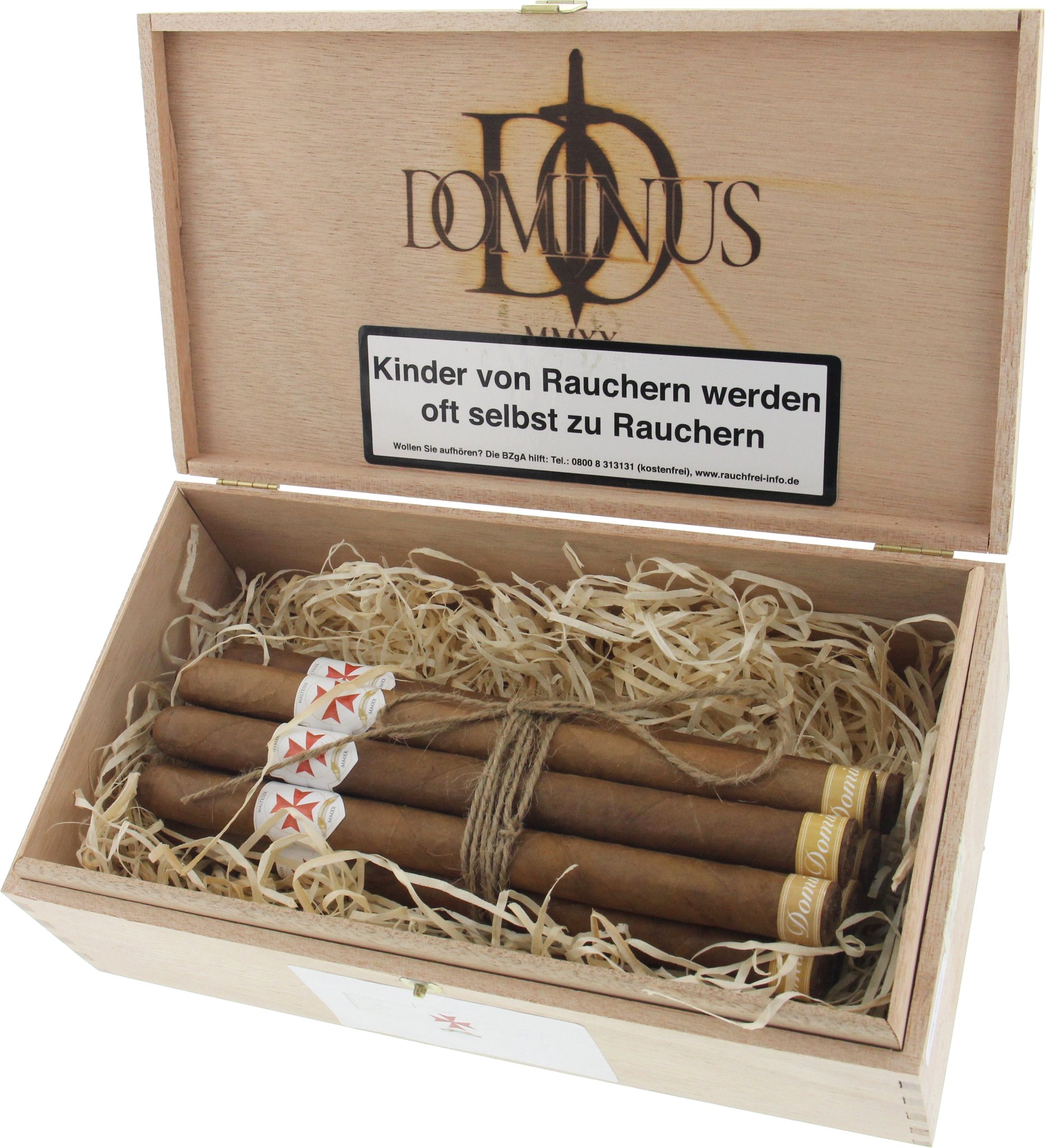 Dominus MMXX Malteserkreuz (Lancero) Kiste offen