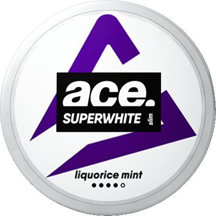 ACE Superwhite Nikotinbeutel Liquorice Mint