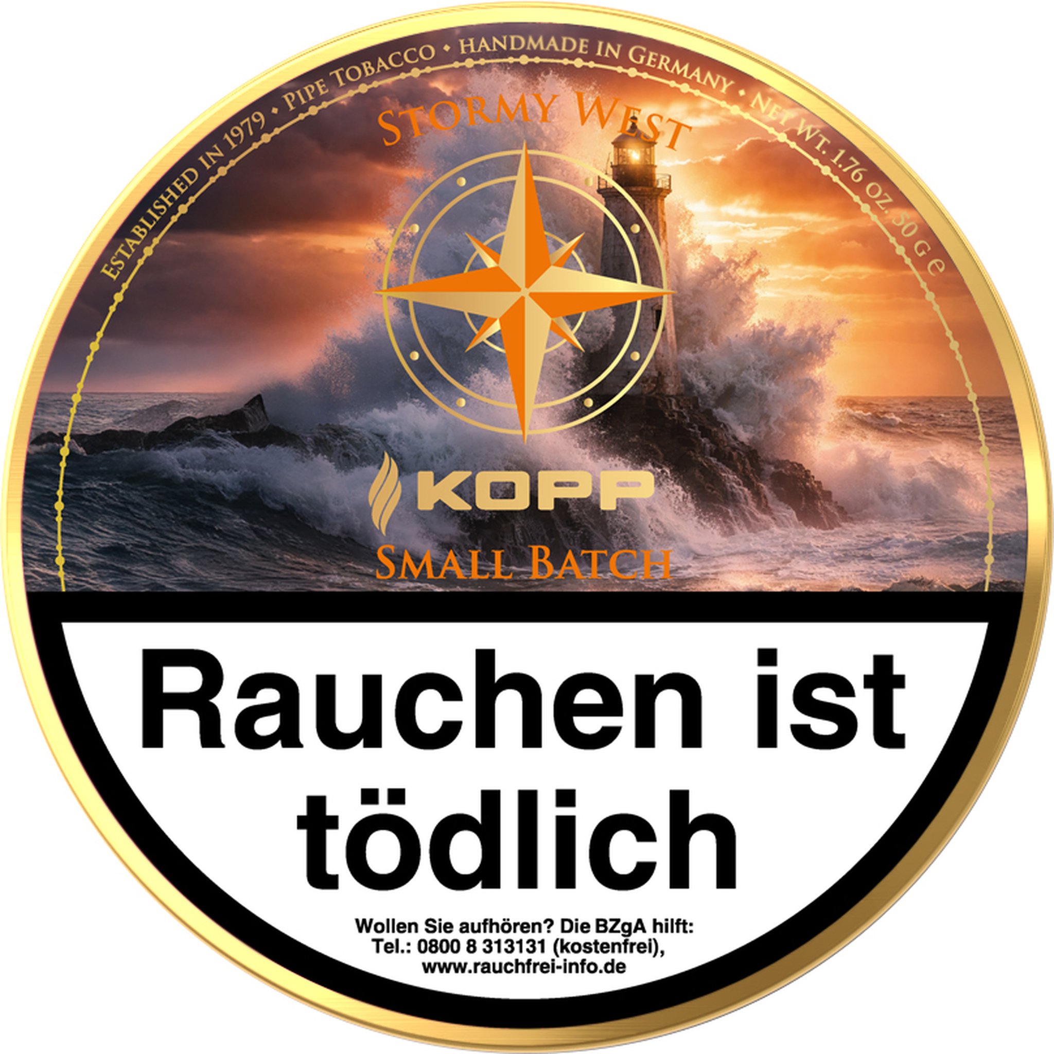 Stormy West Small Batch tin