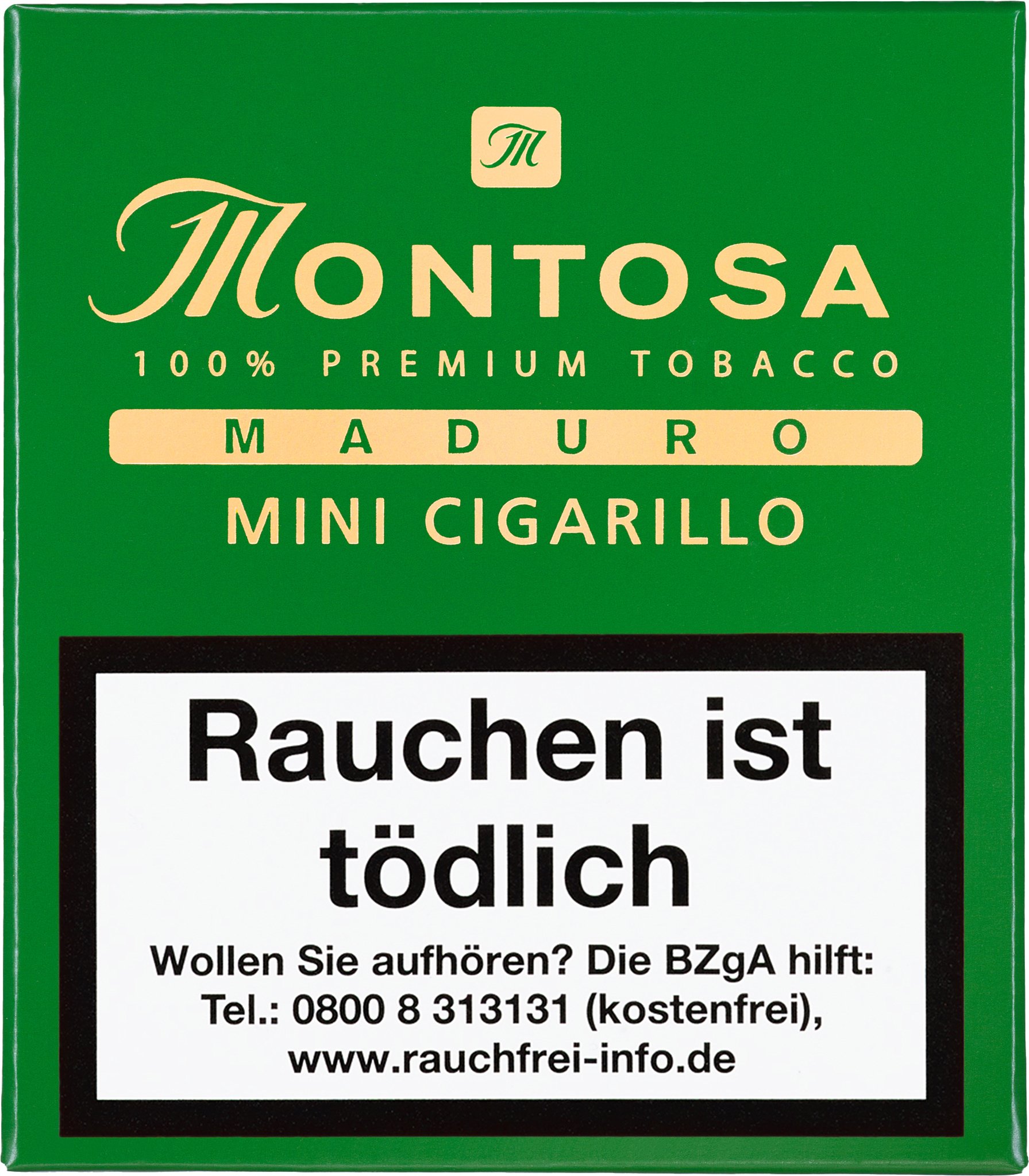 Montosa Zigarillos Mini No. 658 Maduro_Frontal