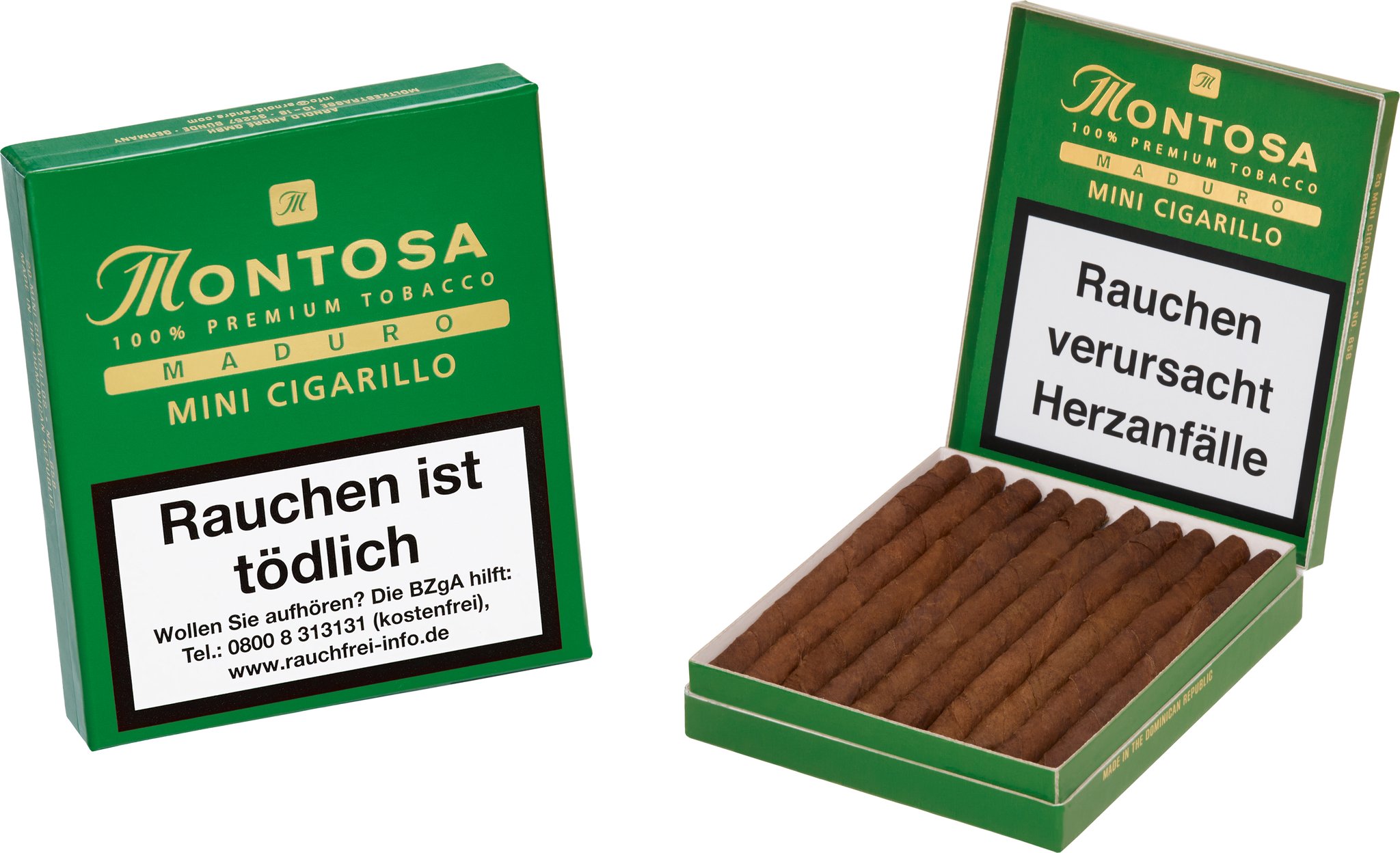 Montosa Zigarillos Mini No. 658 Maduro_Detailbild