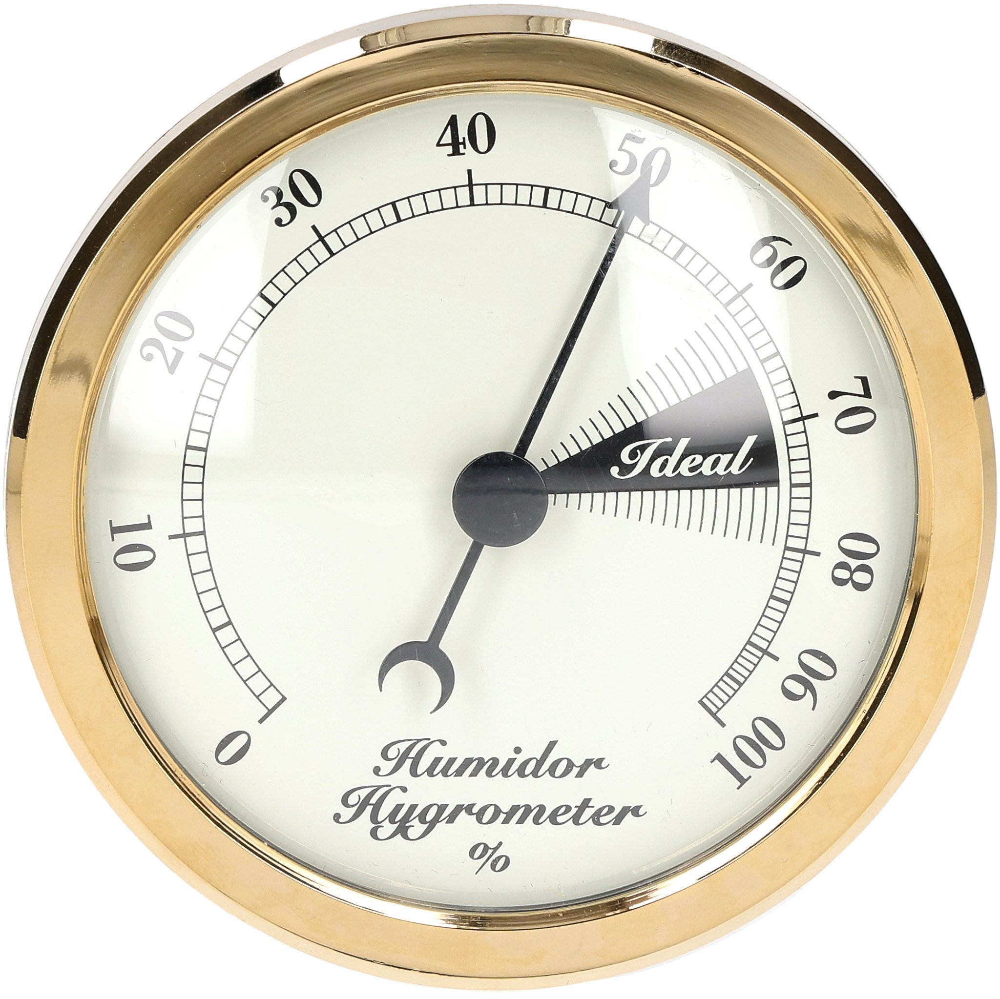 Hygrometer Gold 70mm 01