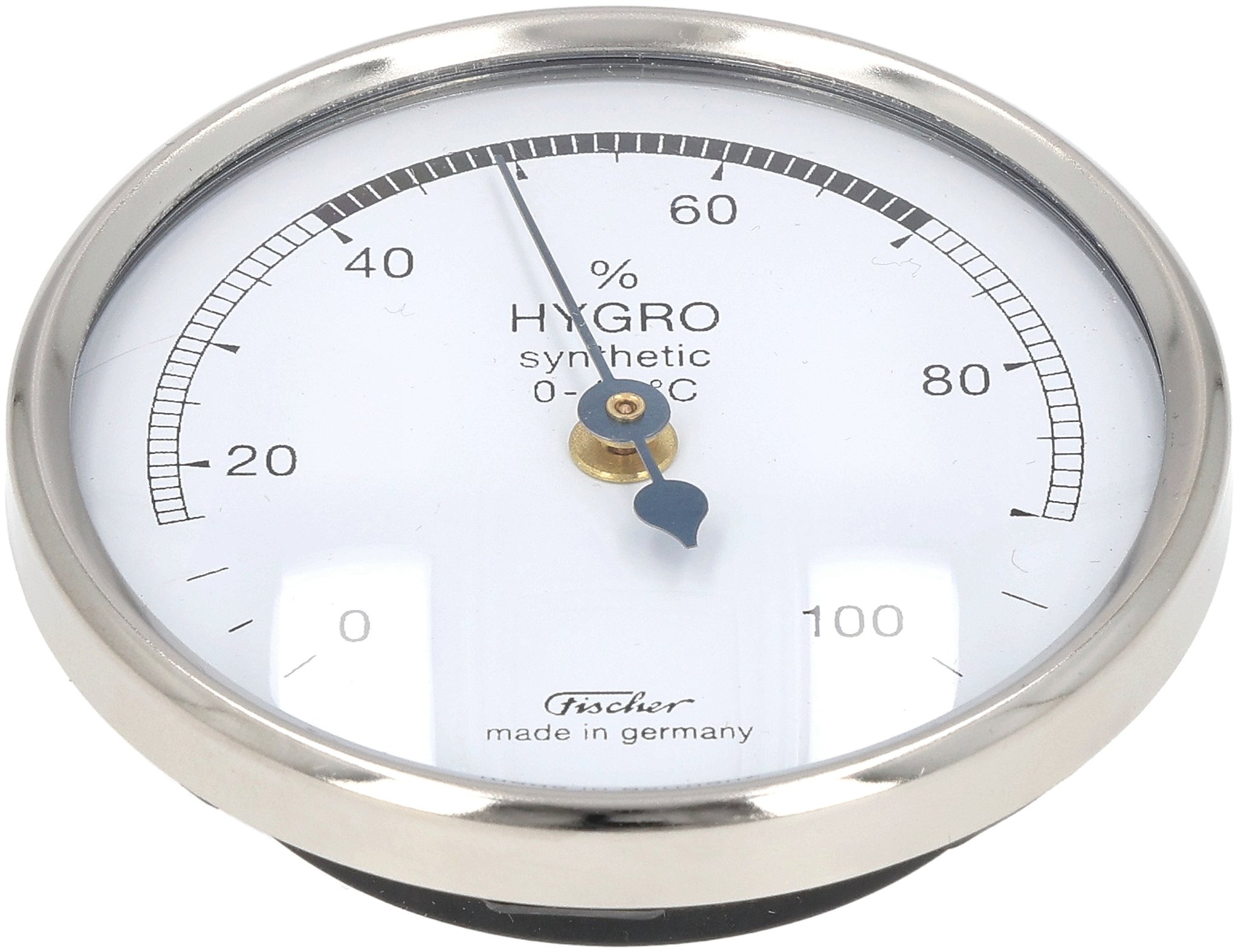 Hygrometer Silber 65mm Fischer 02