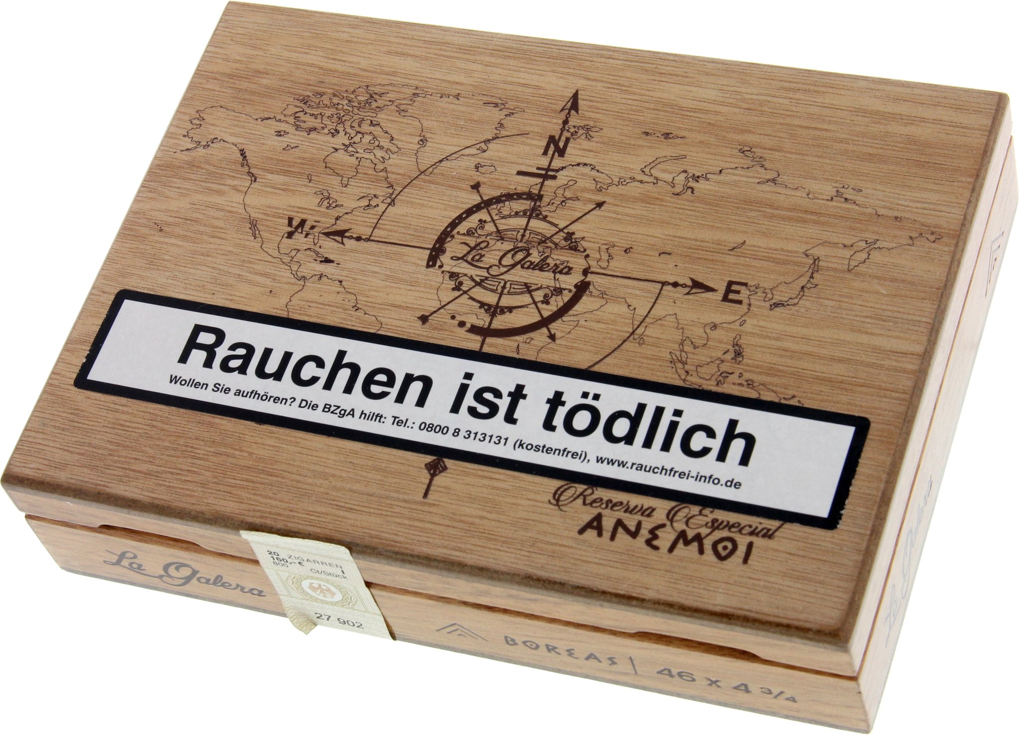 La Galera Anemoi Boreas (Short Corona) Kiste