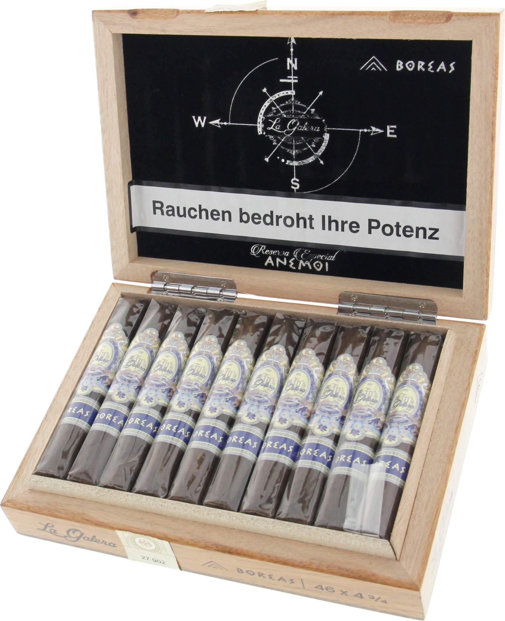 La Galera Anemoi Boreas (Short Corona) Kiste offen