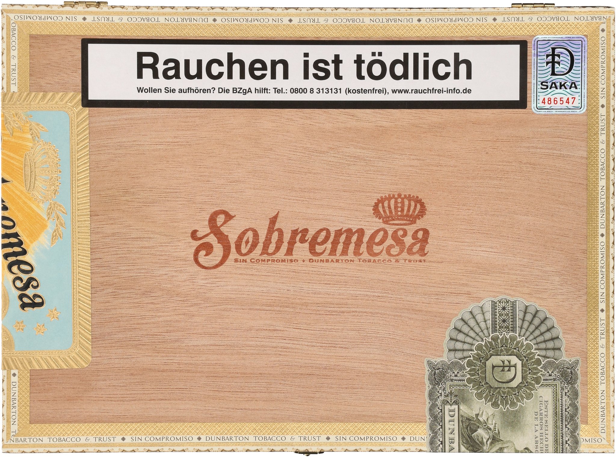 Sobremesa Brulée Blue box front