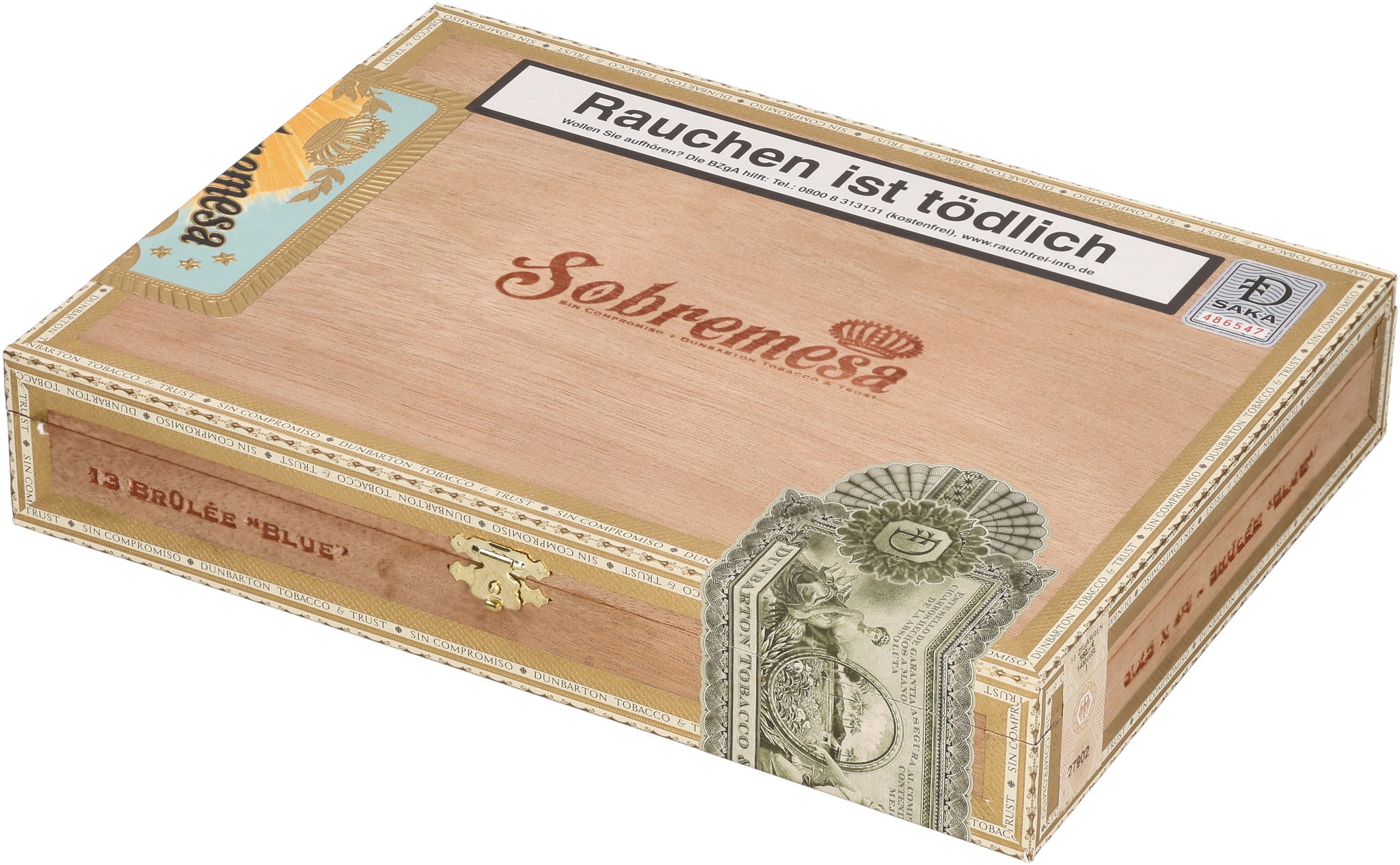 Sobremesa Brulée Blue box