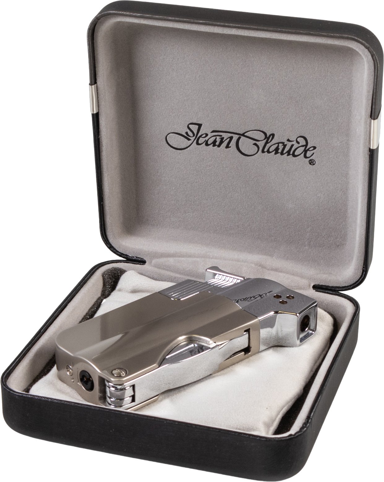 Jean Claude Pfeifenfeuerzeuge Philip light gun satin chrom (243641) Box