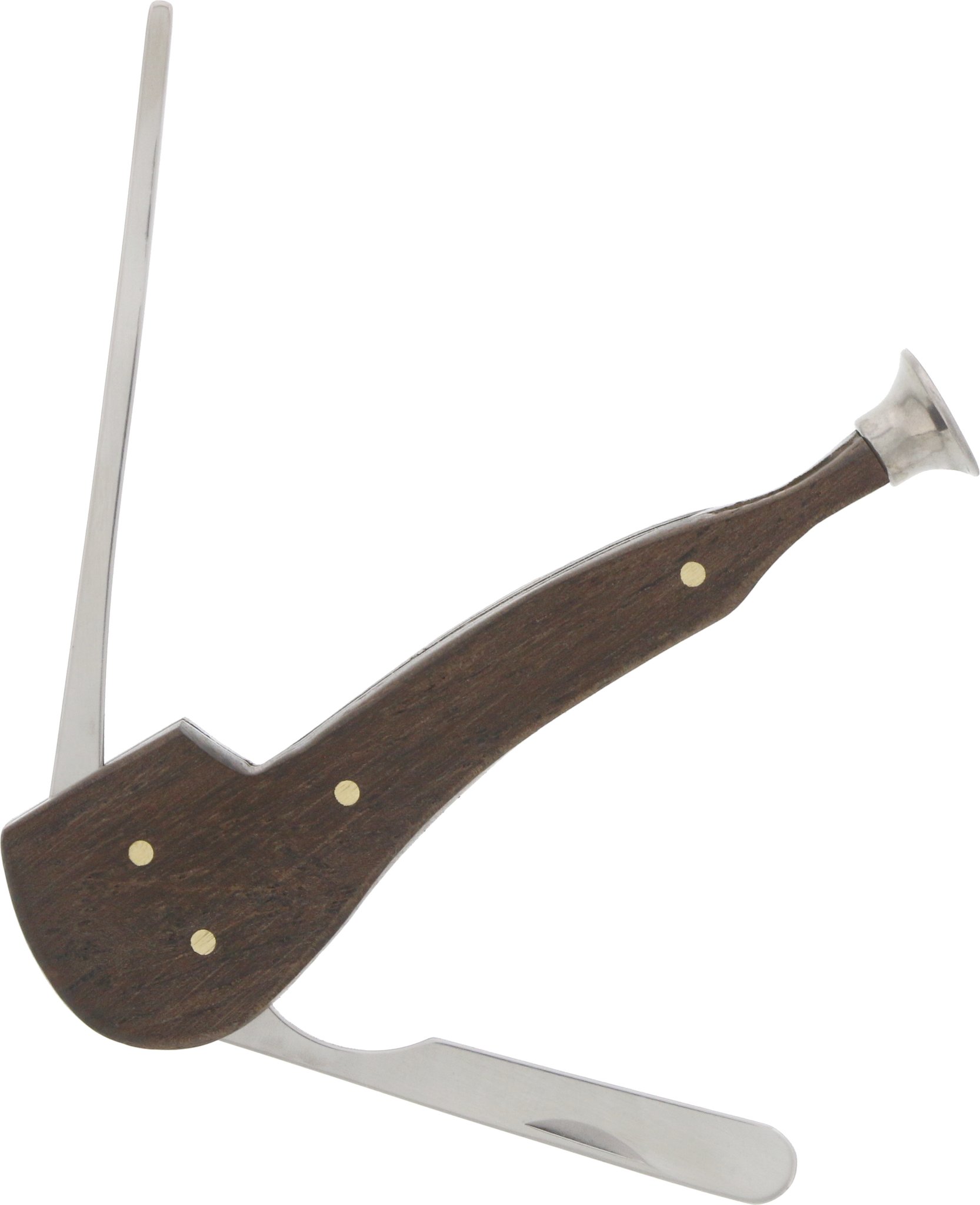 Angelo Pfeifenbesteck Pfeifenform, Edelstahl/Holz (330240) offen