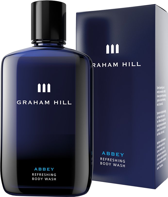 Graham Hill Kosmetik Abbey Refreshing Hair & Body Wash 250ml (58012) mit Box