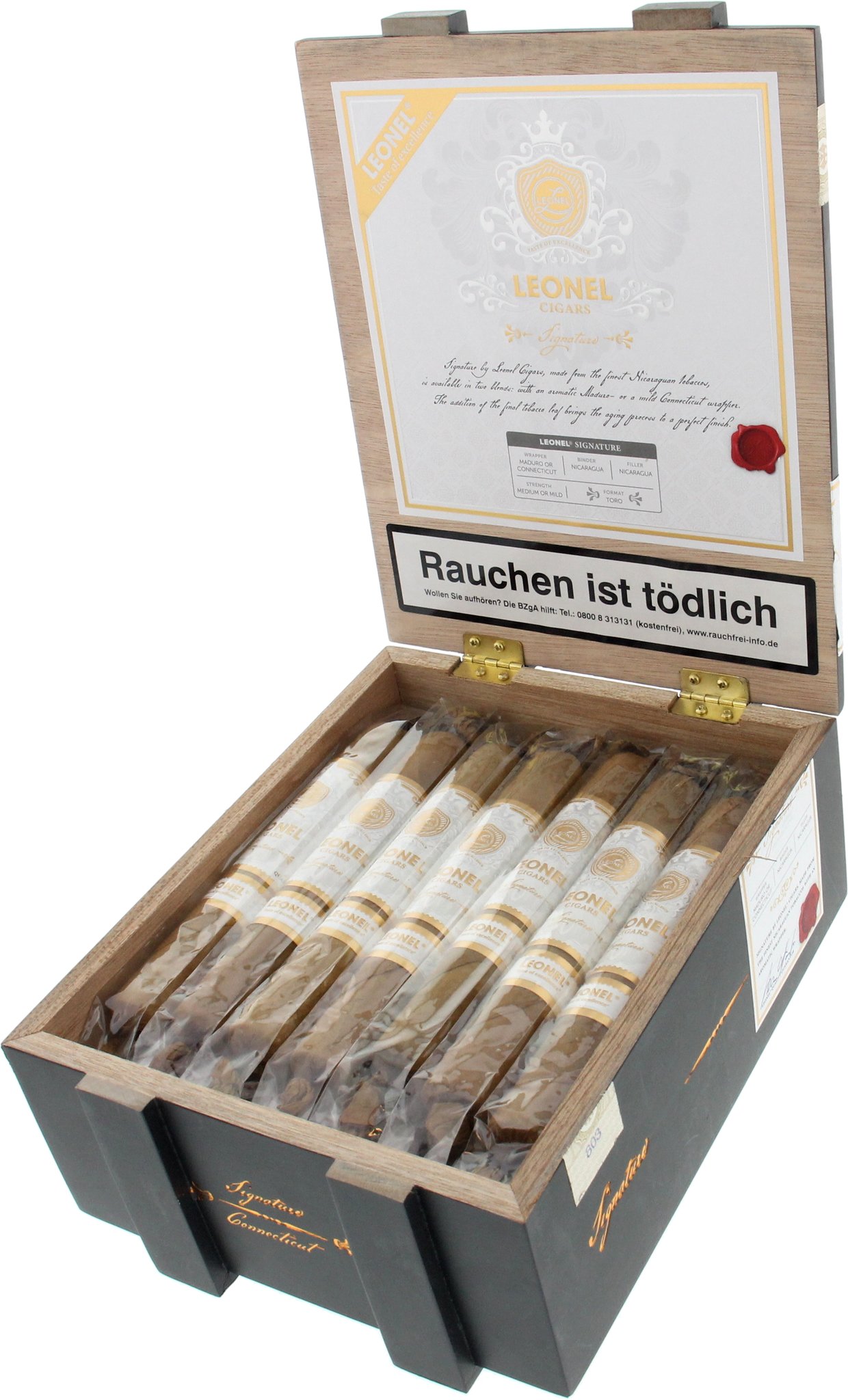 Leonel Signature Limited 2021 Toro Connecticut Kiste offen