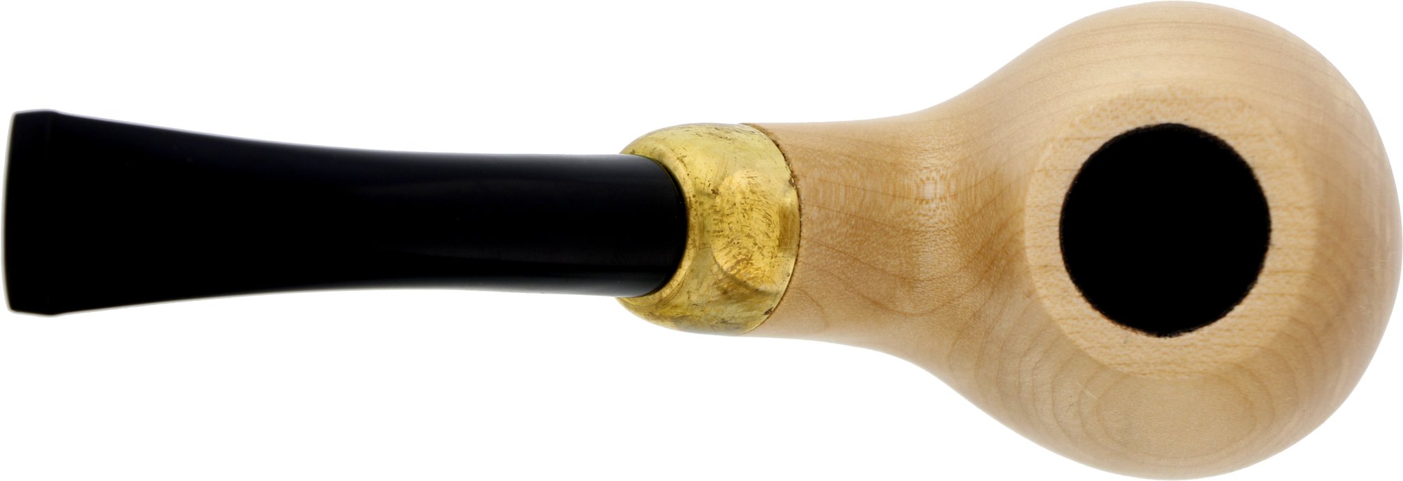 Anton & Co Pipes Pfeifen P005 Natural Maple (Ahorn) Draufsicht