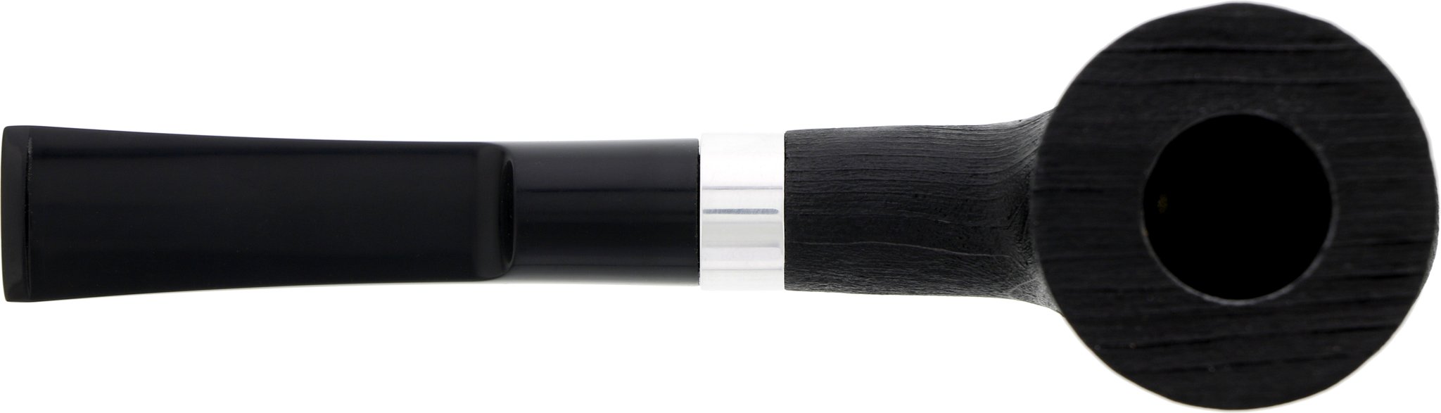 Anton Pipes Pfeifen Cherrywood Black sandblast Maple (Ahorn) Draufsicht