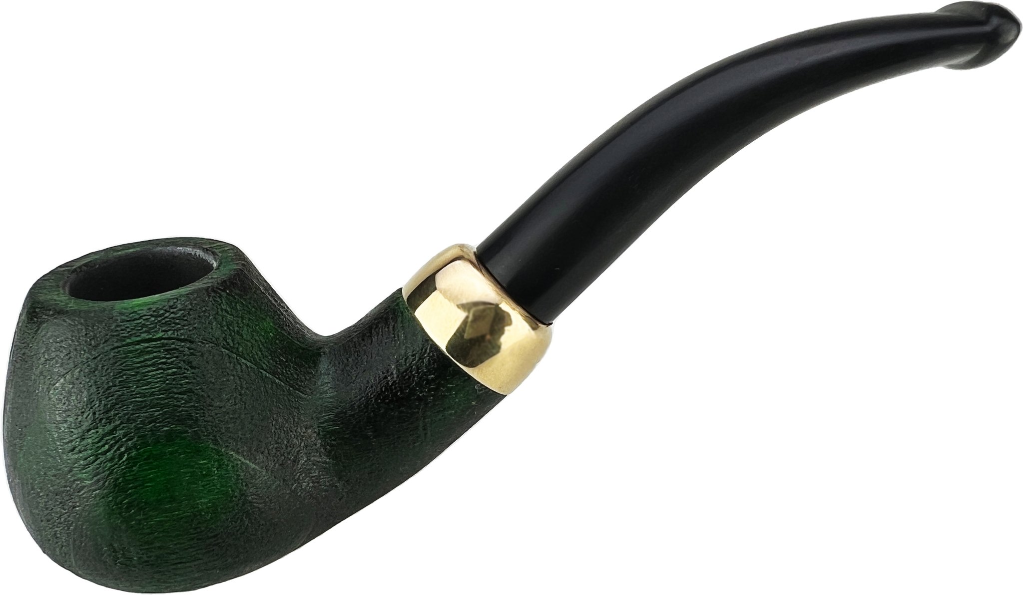 Anton Pipes Ahorn (Maple) Pfeifen P005 Green sandblast