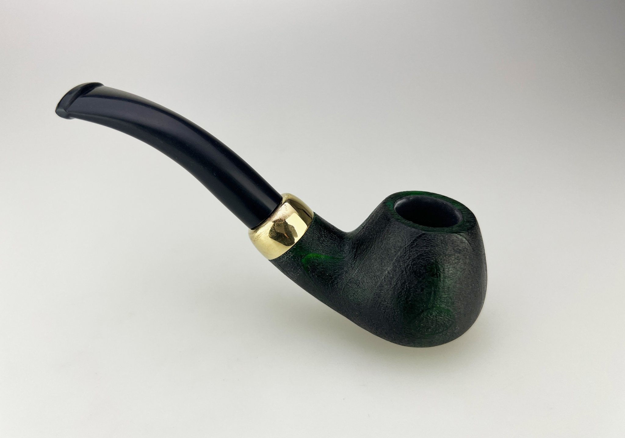  Pipes Ahorn (Maple) Pfeifen P005 Green sandblast 1