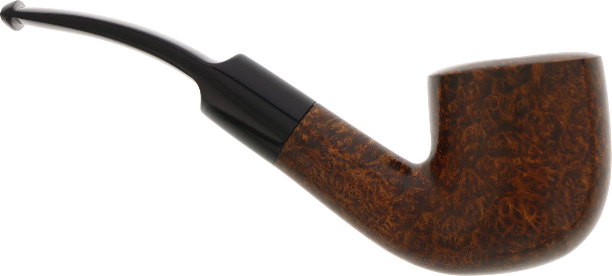 Bruno Nuttens Freehand Pfeifen Bent Billiard (Nr. 20) Detailbild