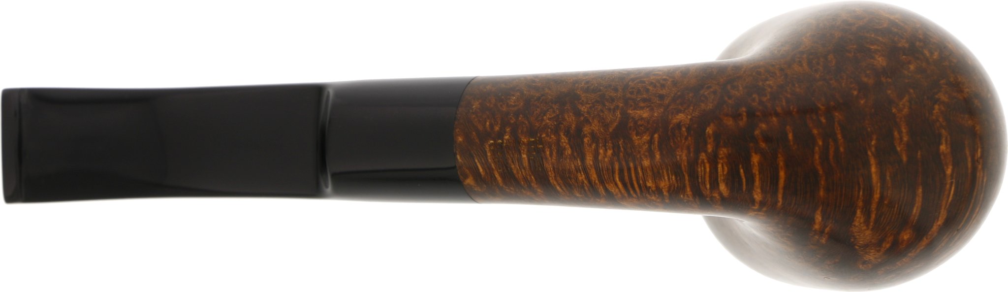 Bruno Nuttens Freehand Pfeifen Bent Billiard (Nr. 20) Unterboden