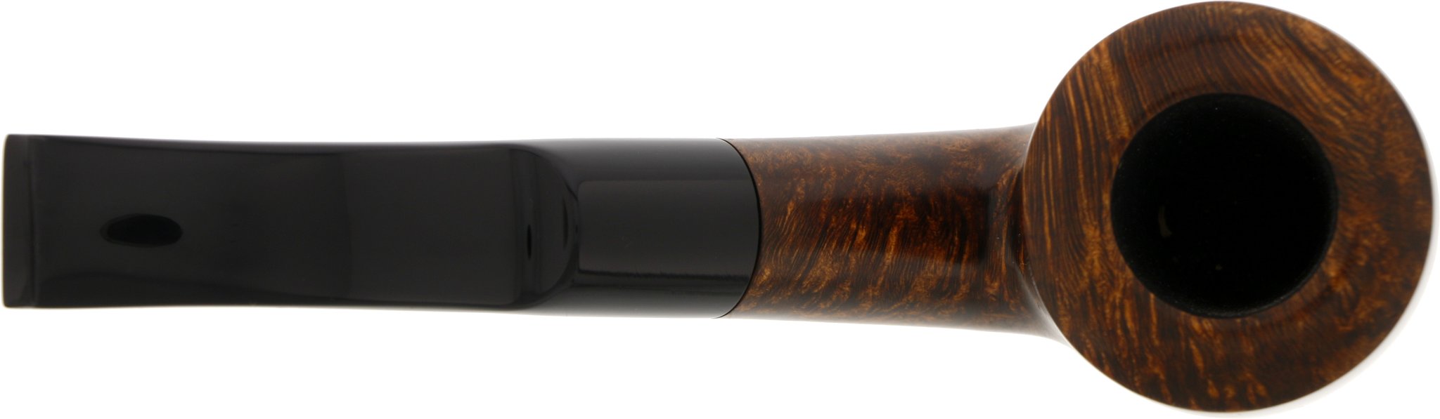 Bruno Nuttens Freehand Pfeifen Bent Billiard (Nr. 20) Draufsicht