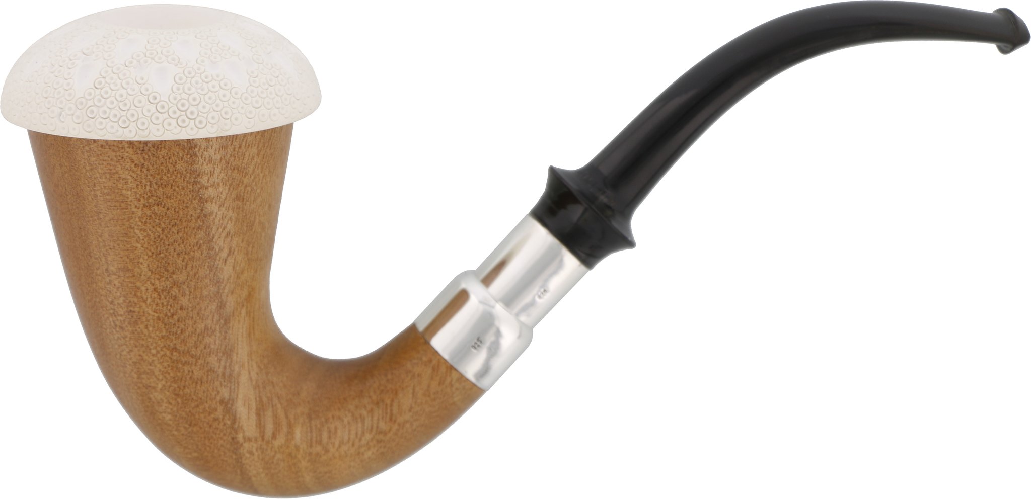 CPW Pipes Freehand Meerschaumpfeifen Calabash Nr. 27 rustiziert