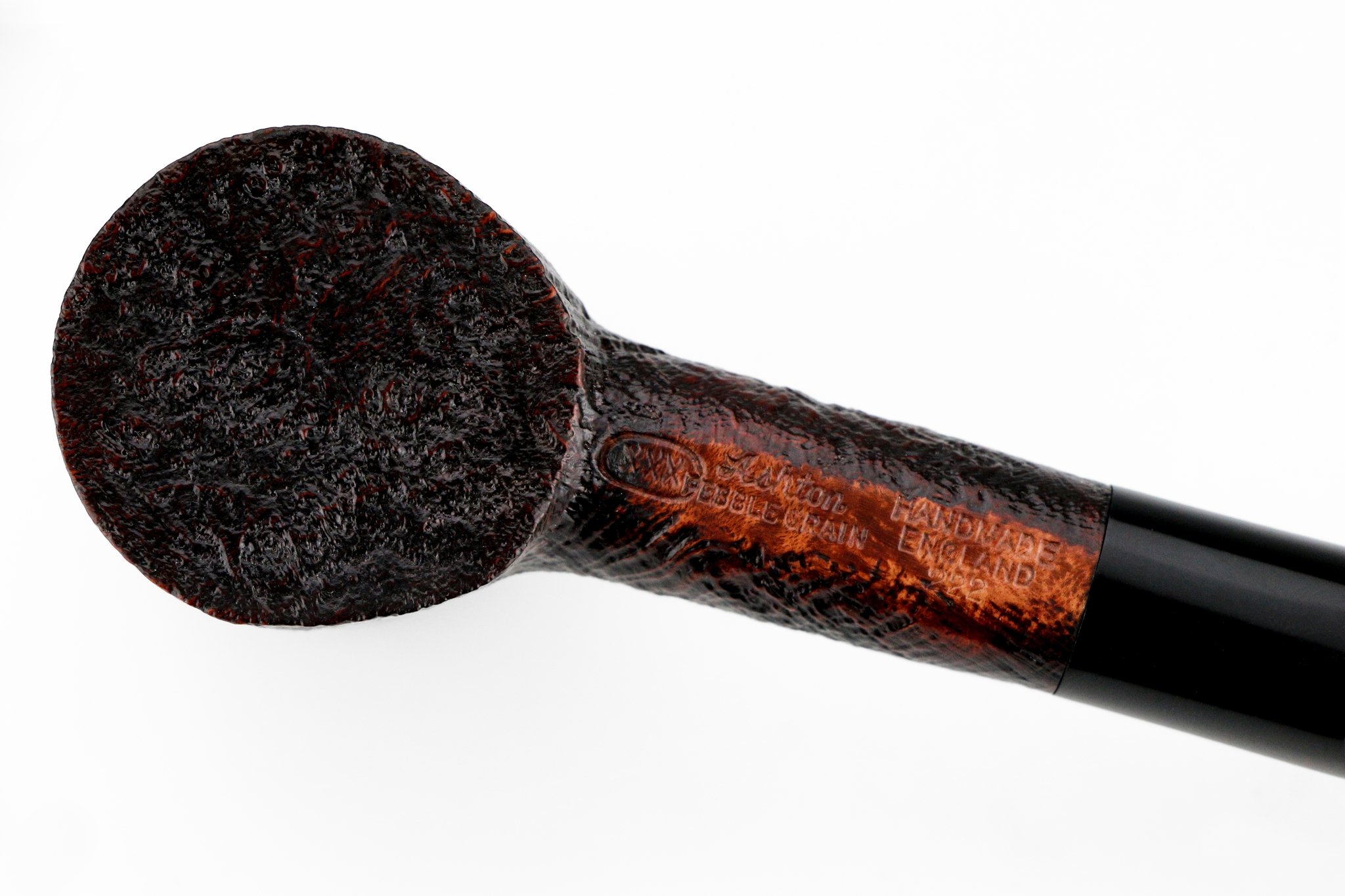 Ashton Pipes Pfeifen sandblast XXX Pebble Grain (Nr. 110) 9mm-03
